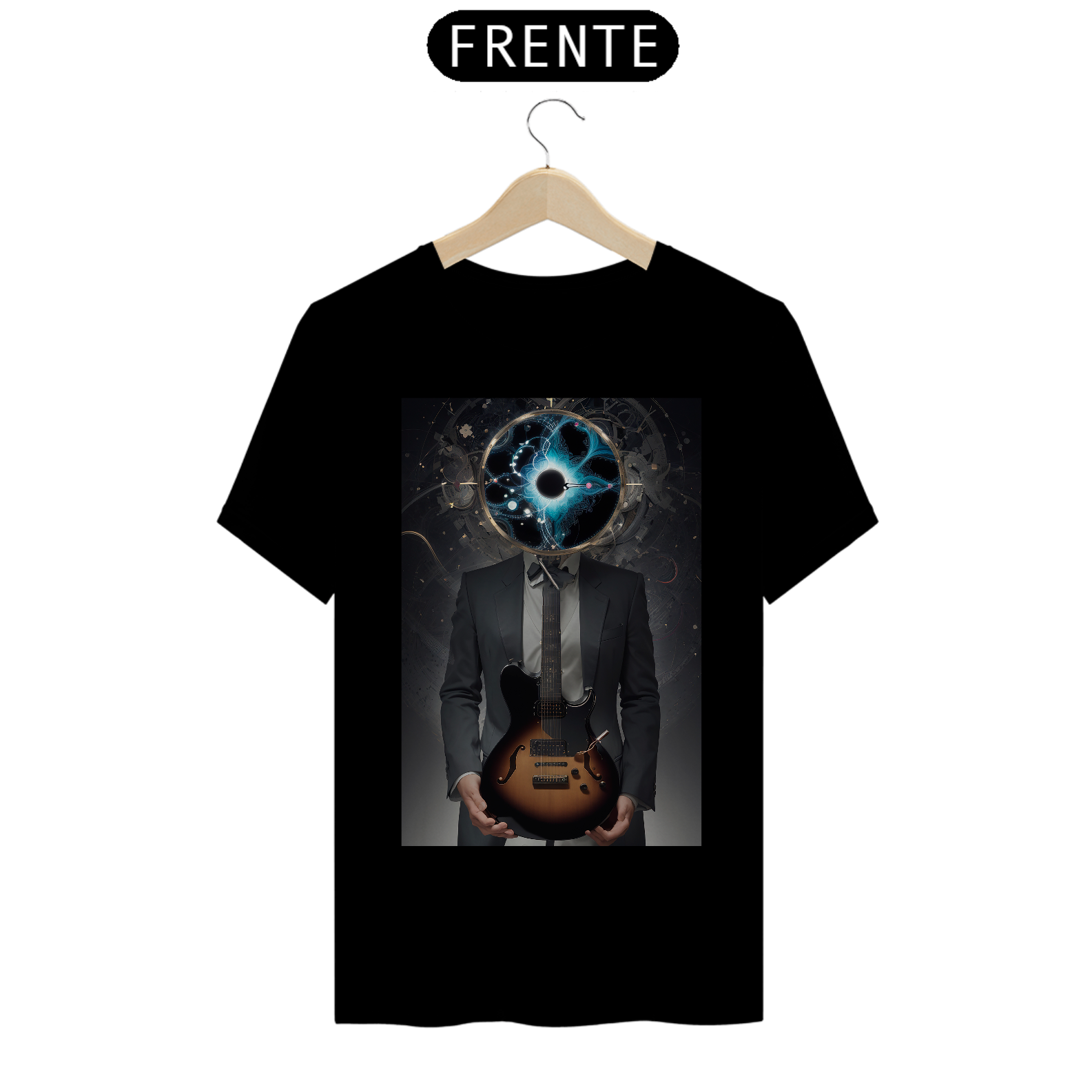 Nome do produto: 0000174 - T-Shirt Som, Mente, Tempo e Mistério 007