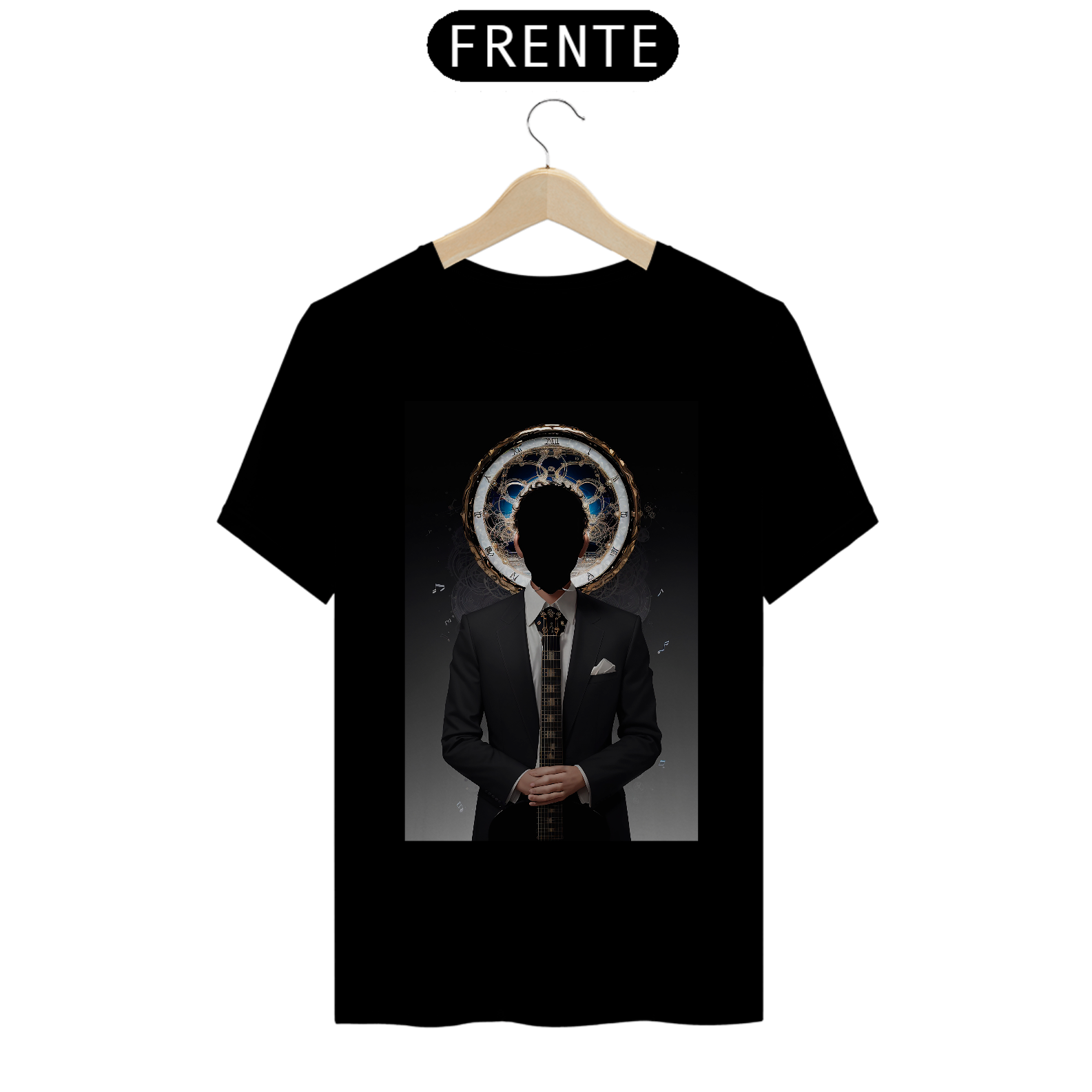 Nome do produto: 0000178 - T-Shirt Som, Mente, Tempo e Mistério 011