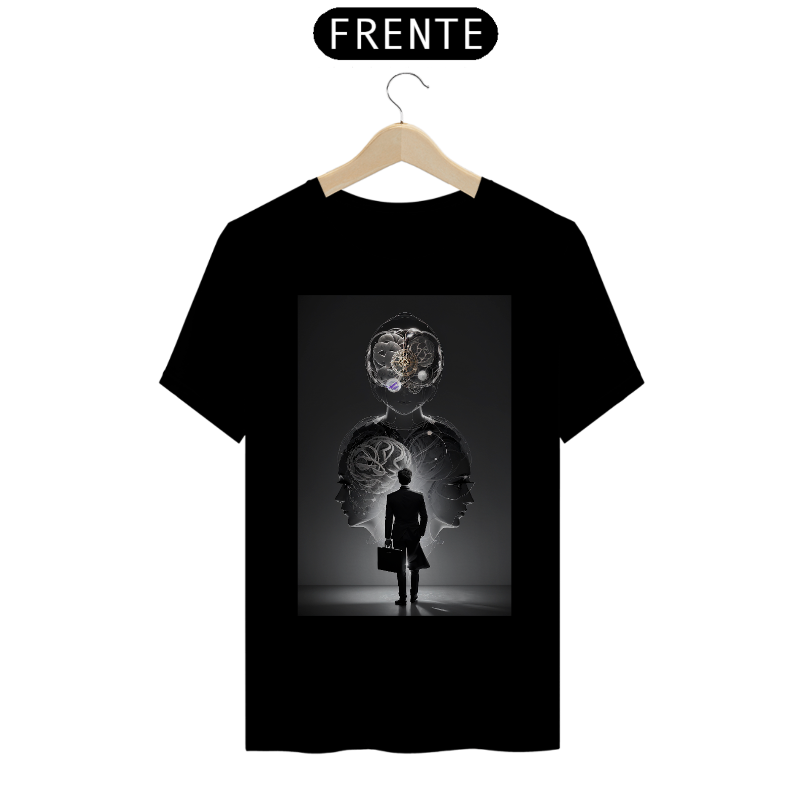 Nome do produto: 0000184 - T-Shirt Som, Mente, Tempo e Mistério 017