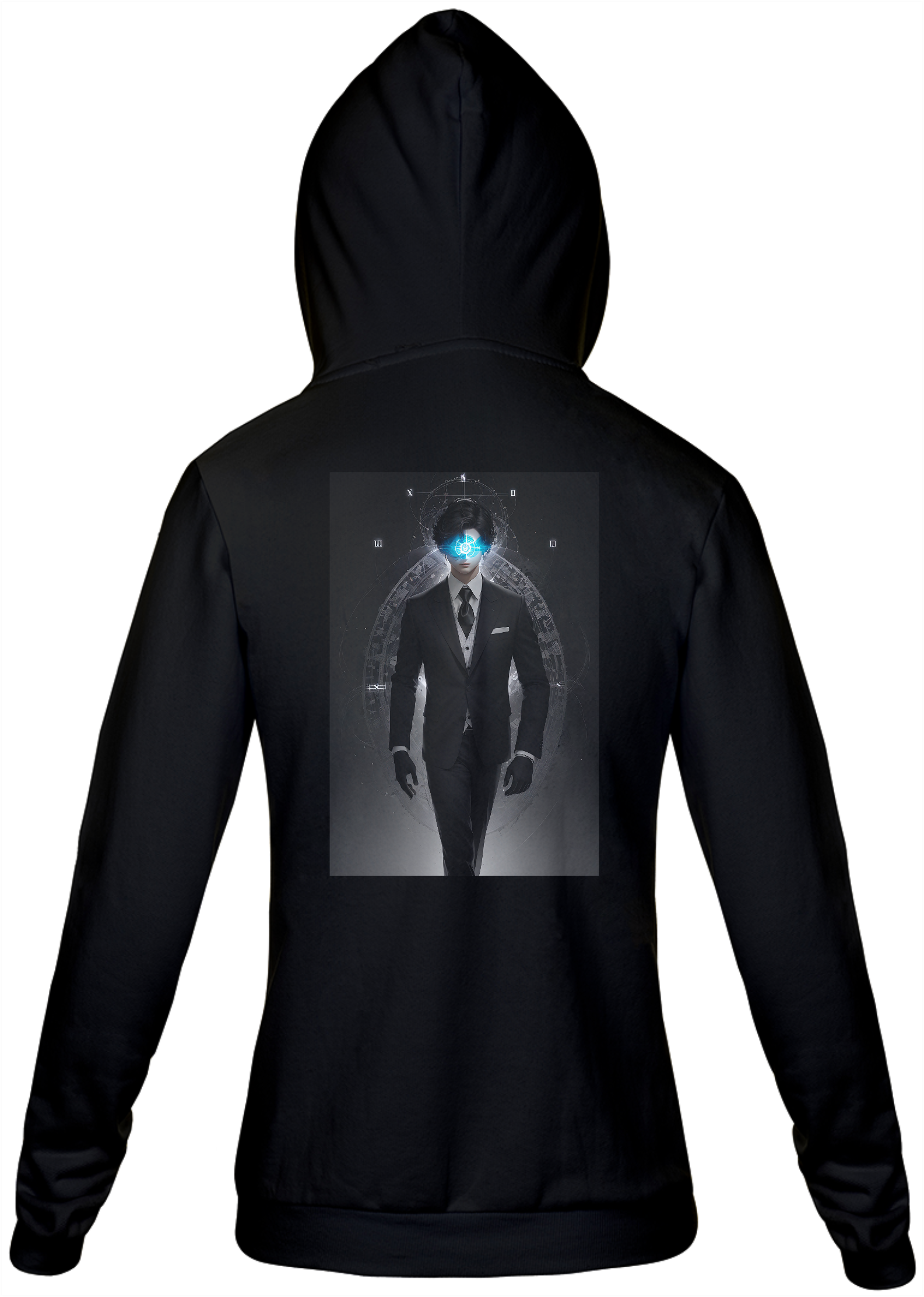 Nome do produto: 0000193 - Moletom Com Zíper Som, Mente, Tempo e Mistério 004