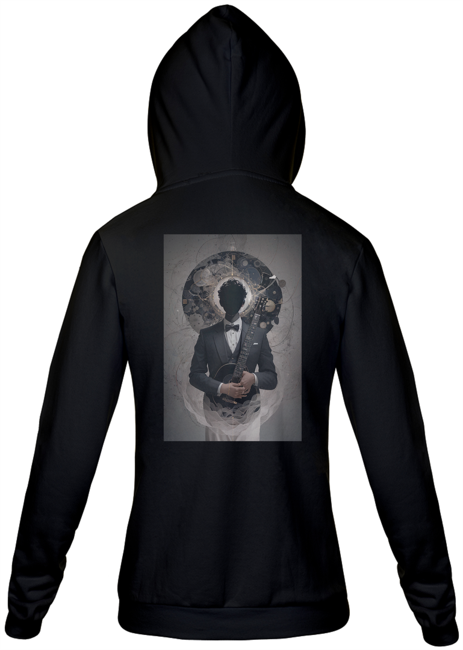 Nome do produto: 0000209 - Moletom Com Zíper Som, Mente, Tempo e Mistério 020