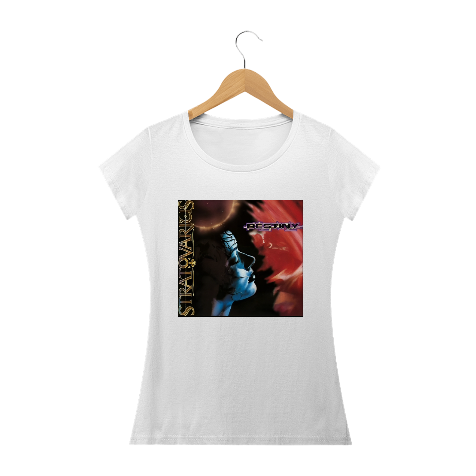 Nome do produto: Camiseta Baby Look Classic Feminina - Stratovarius - Destiny