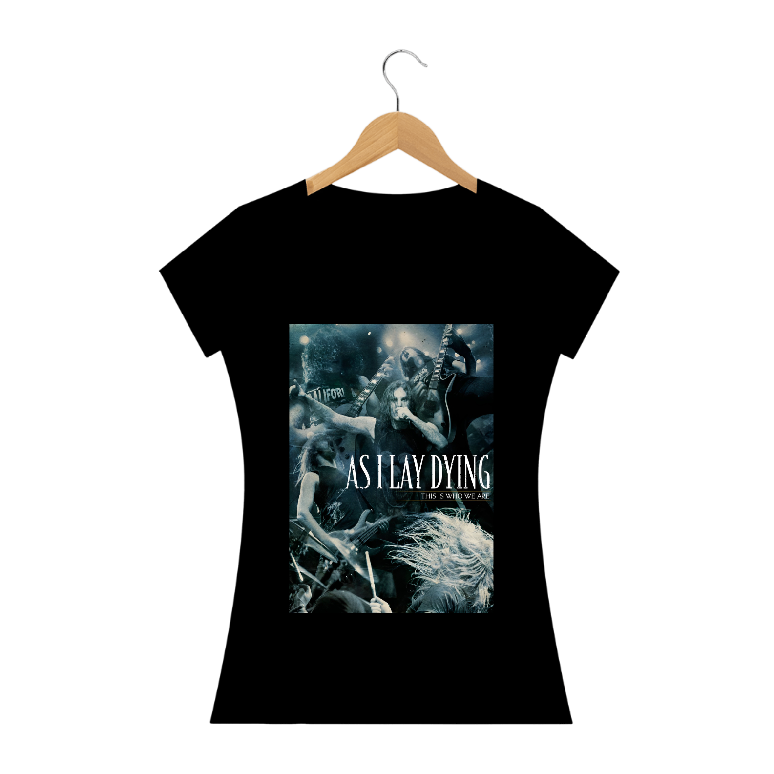 Nome do produto: Camiseta Baby Look Prime Feminina - As I Lay Dying - This Is Who We Are