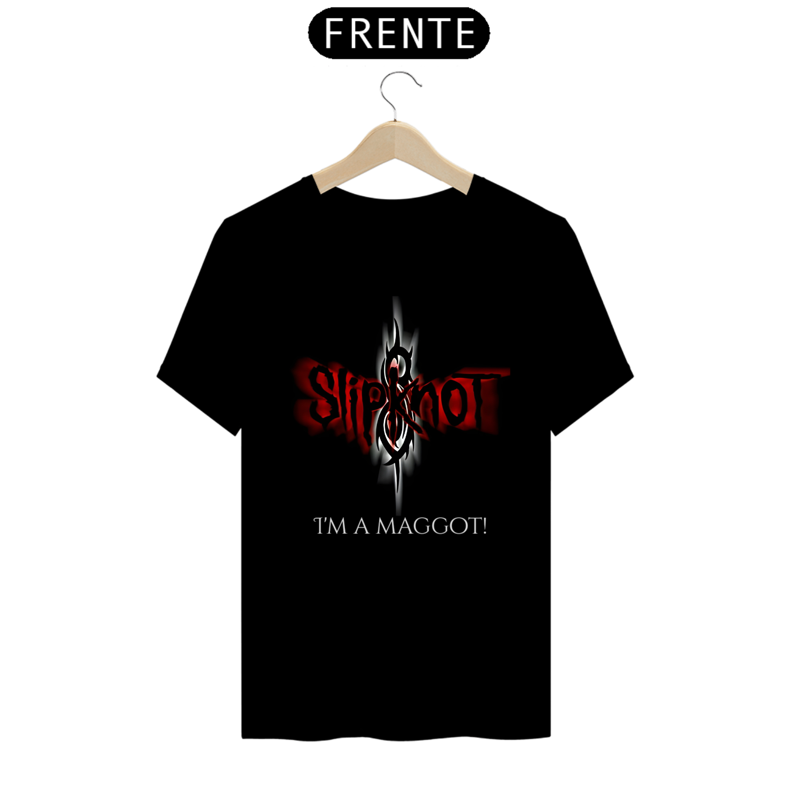 Nome do produto: Camiseta Masculina Classic - Slipknot - I\'m a Maggot!