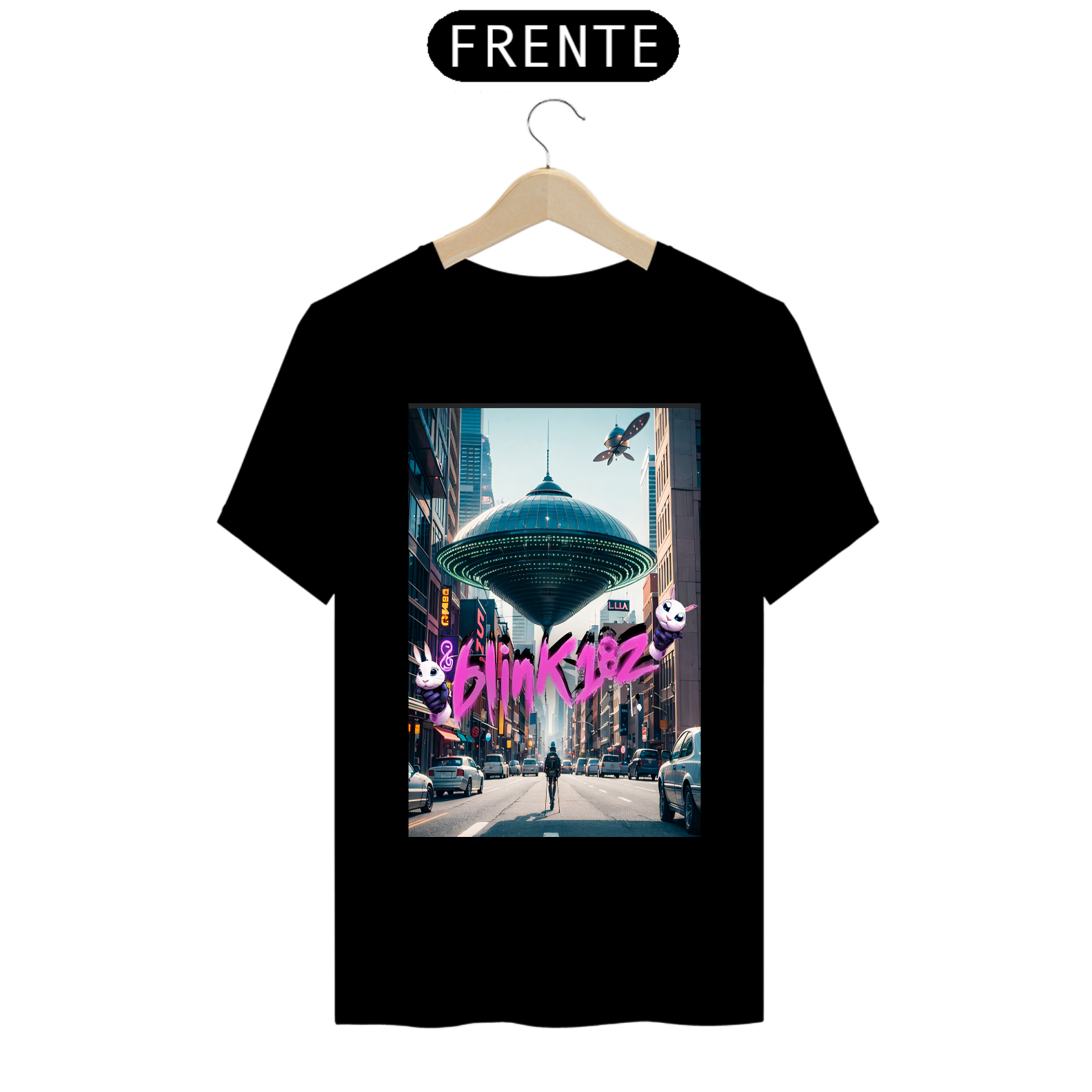 Camiseta blink 182 Prime  Invasão Alienigena 