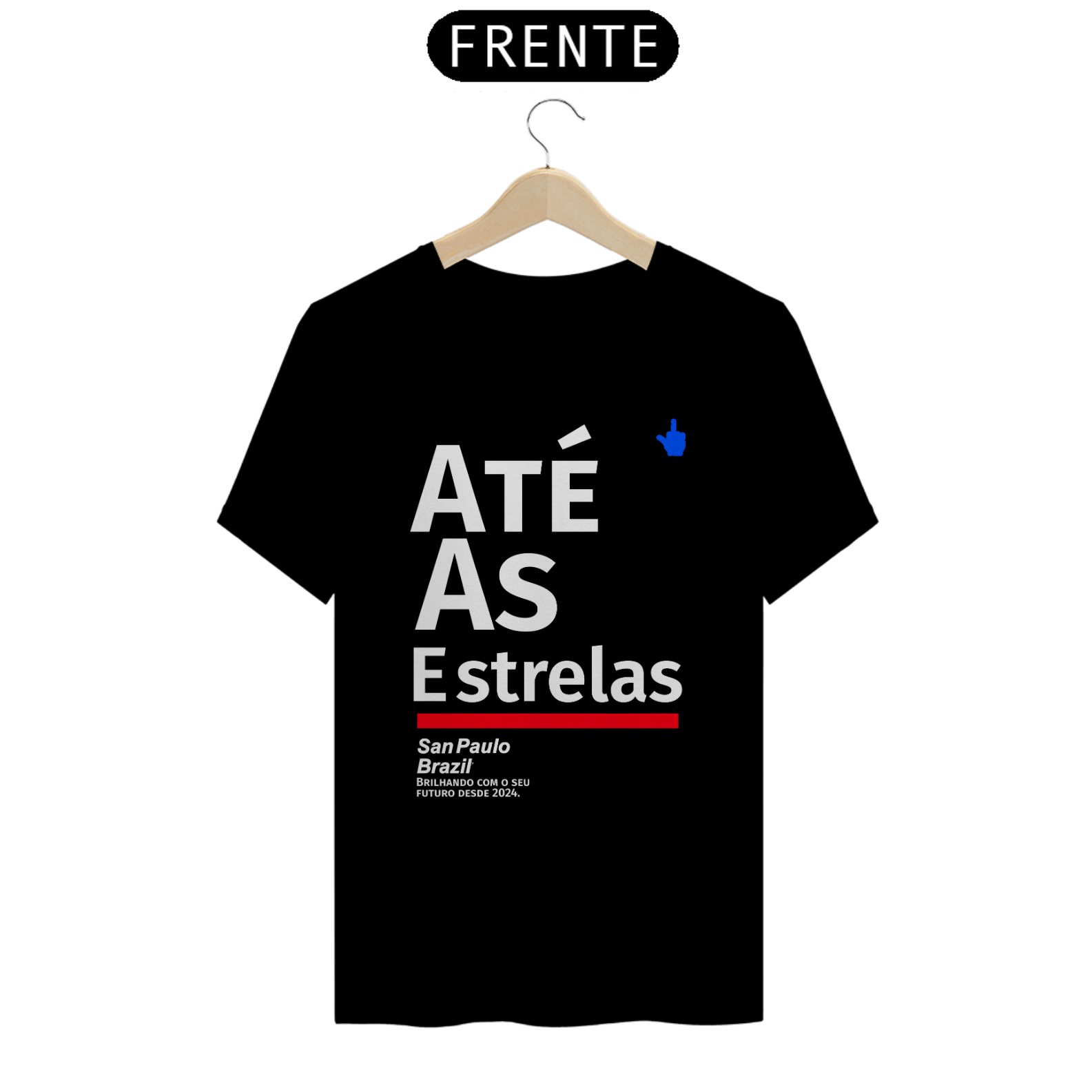 Camiseta Até As Estrelas brilhando com o seu futuro