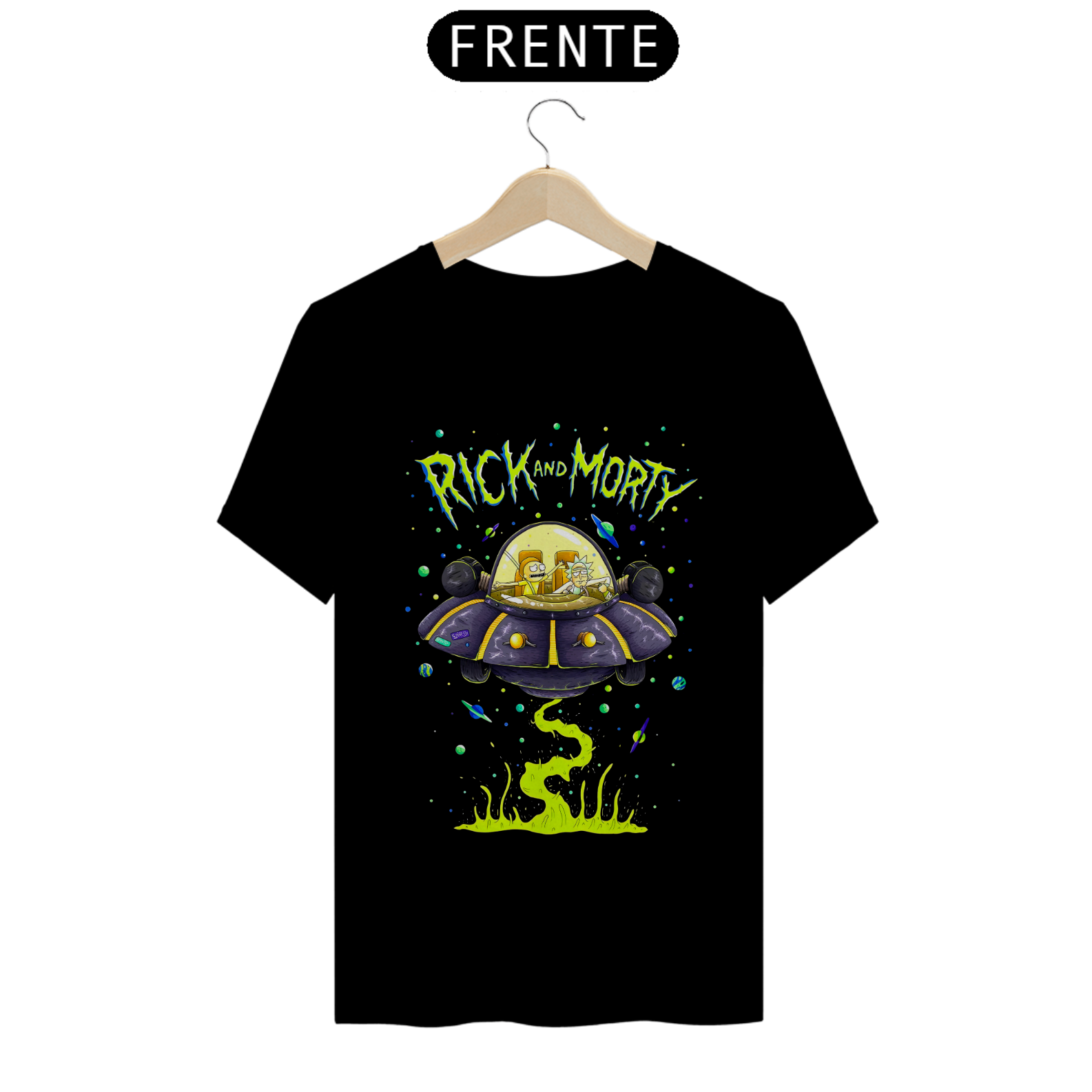Camiseta Rick And Morty Cores Variadas Super Promoção