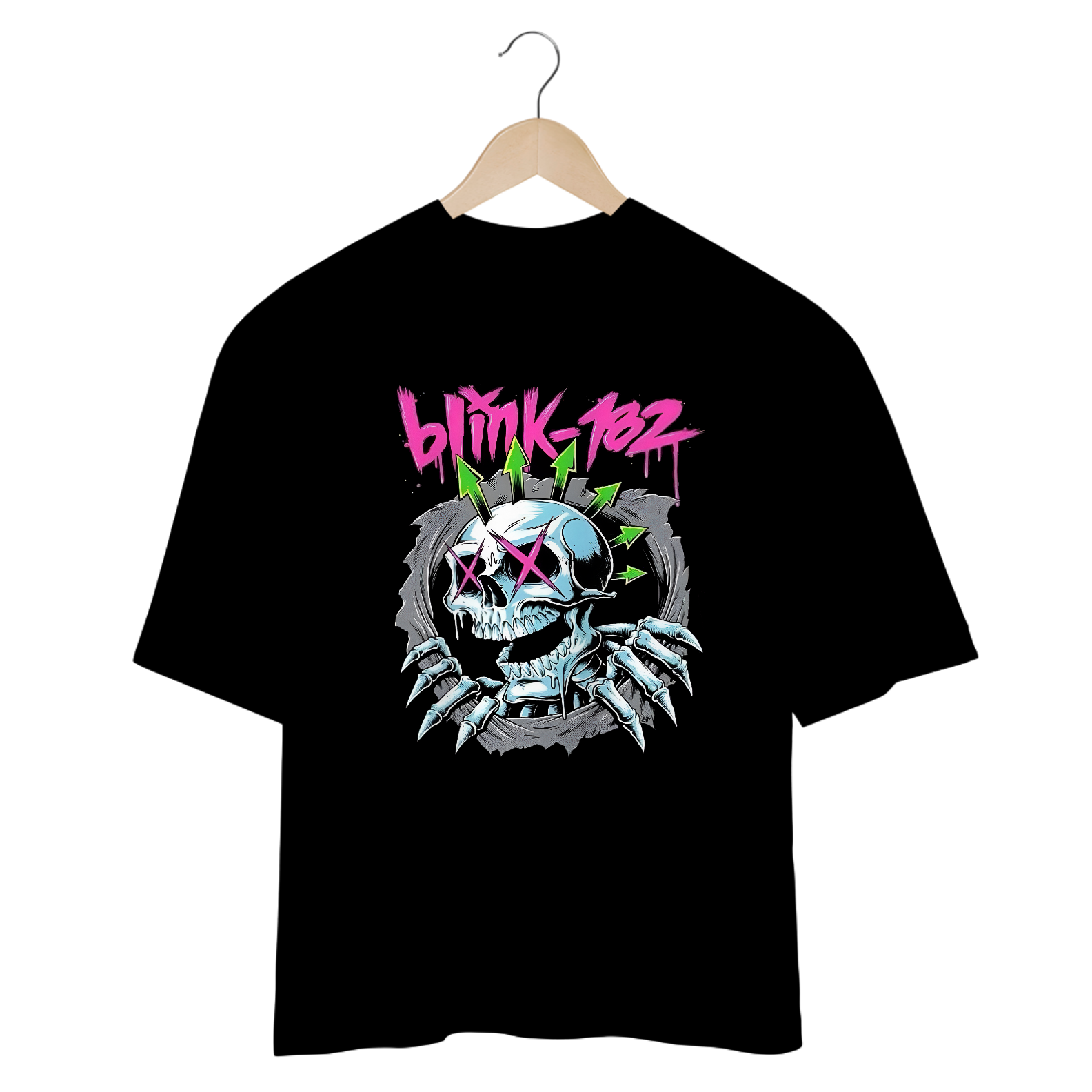 Camiseta blink 182 Oversized 100 Por Cento  Algodão Fio 20.1 penteado   CAMISETA OVERSIZED  PREMIUMe gramatura de 220g.  SUPER PROMOÇÃO 