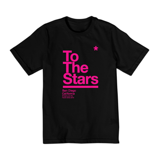 Camiseta Infantil To The Stars,Para Crianças De 2 a 8 Anos De Idade