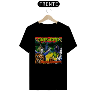 Camiseta Zumbis do Espaço (Versão Bordas Padrões)