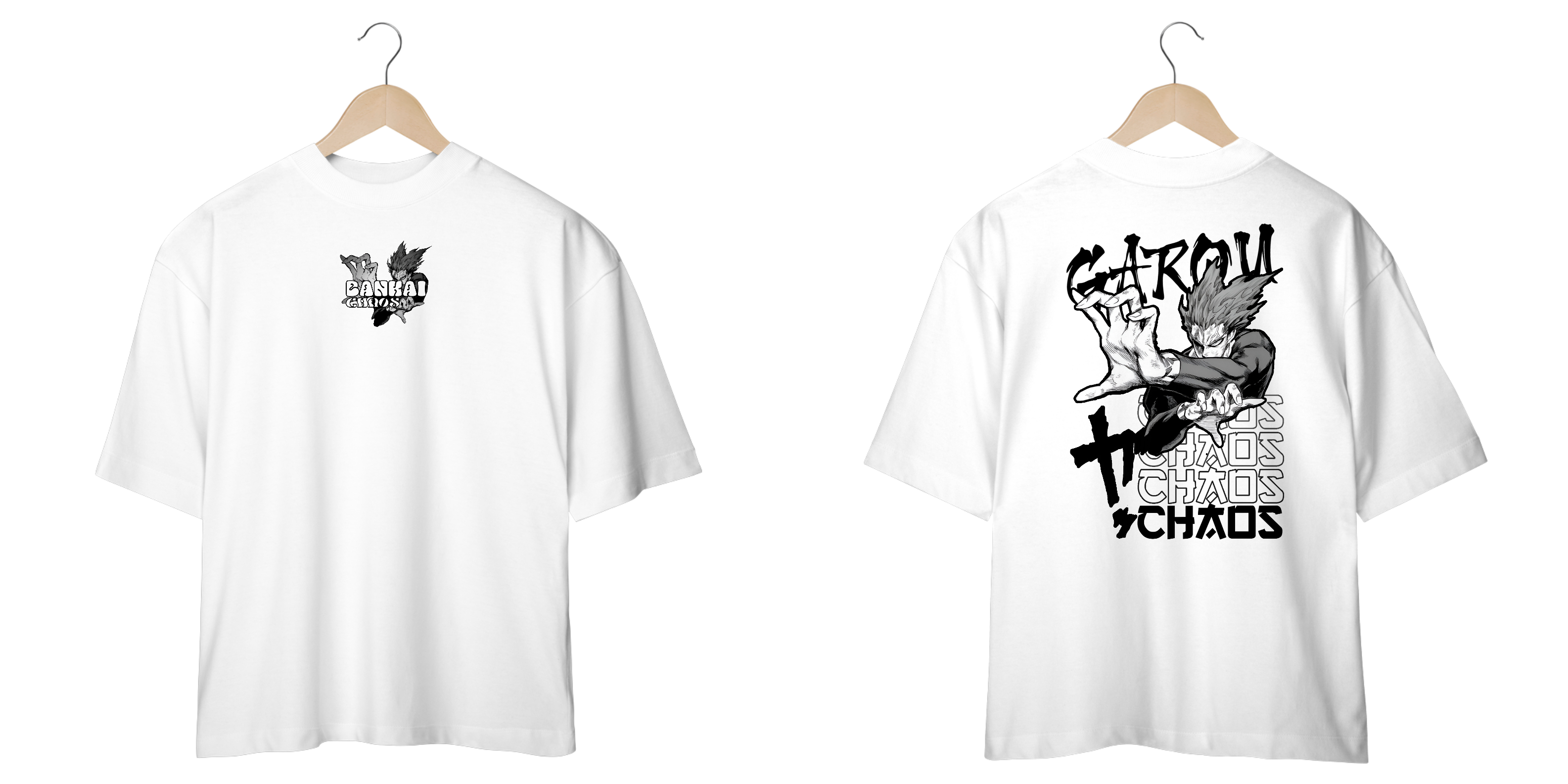 Nome do produto: Camisa Chaos oversized - Garou