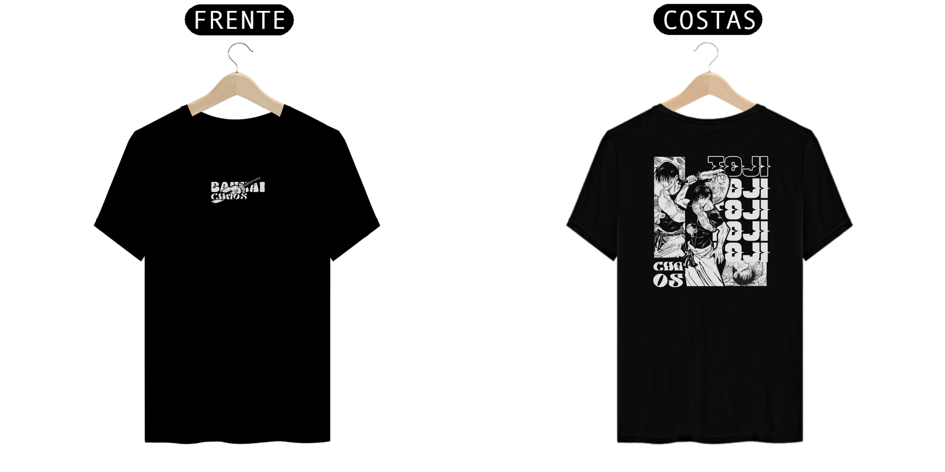 Nome do produto: Camisa Chaos - Toji fushiguro