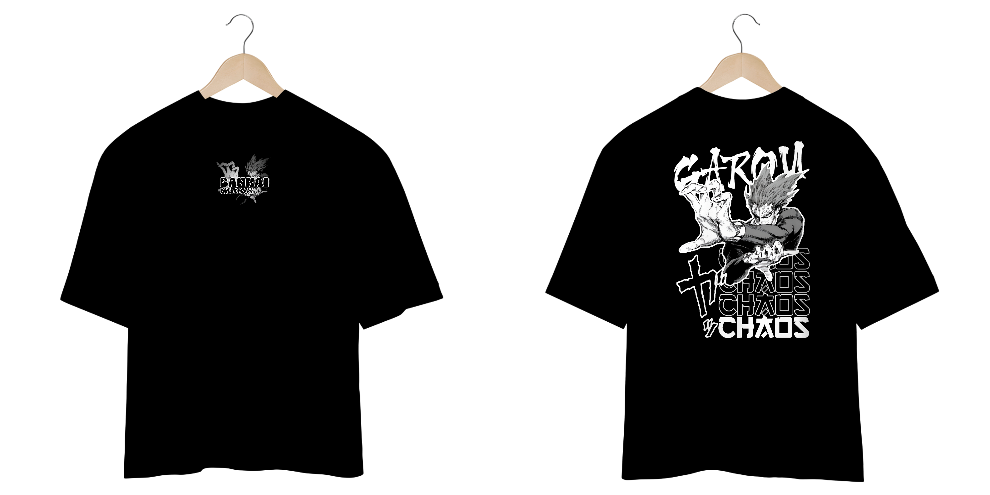 Nome do produto: Camisa Chaos oversized - Garou