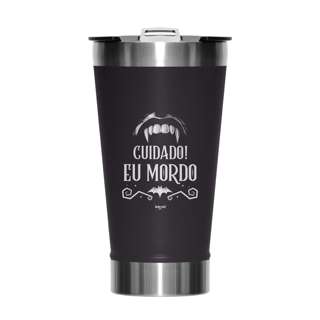 Copo Térmico - Cuidado! Eu mordo