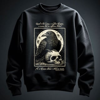 Moletom - E o corvo disse...(Poe)
