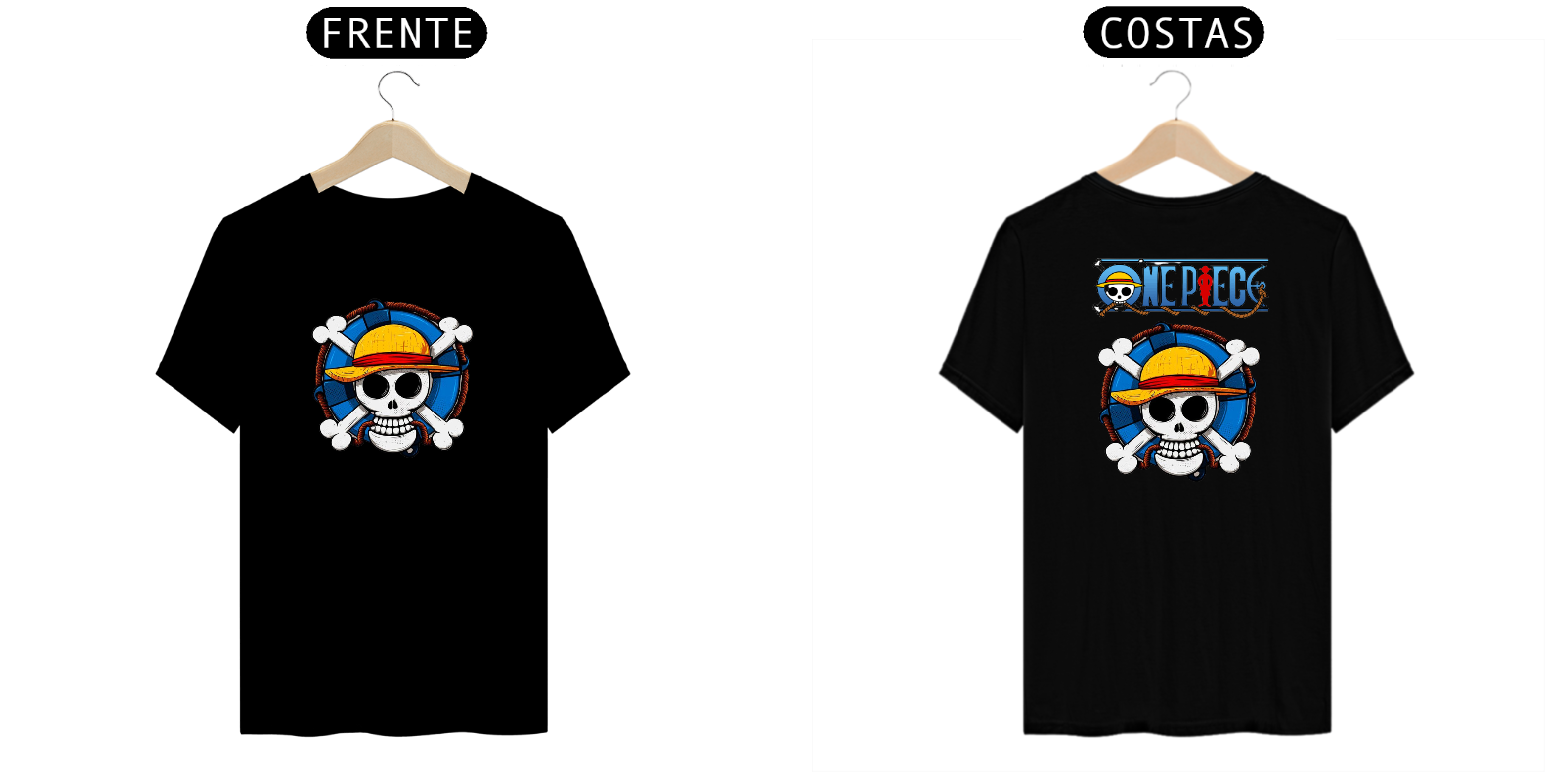 Nome do produto: camisa One piece preta