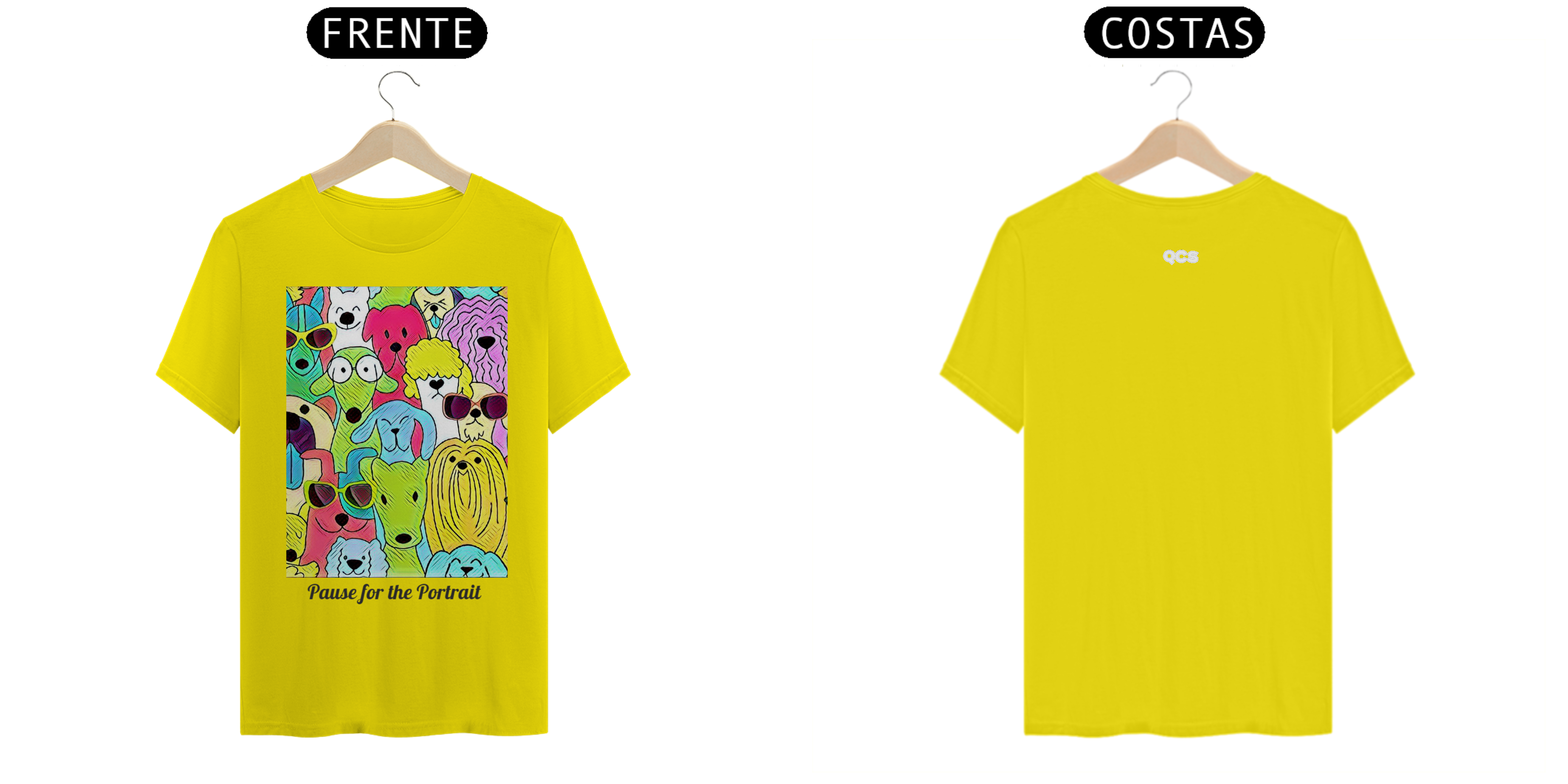 Nome do produto: T- Shirt Aquarela Pet