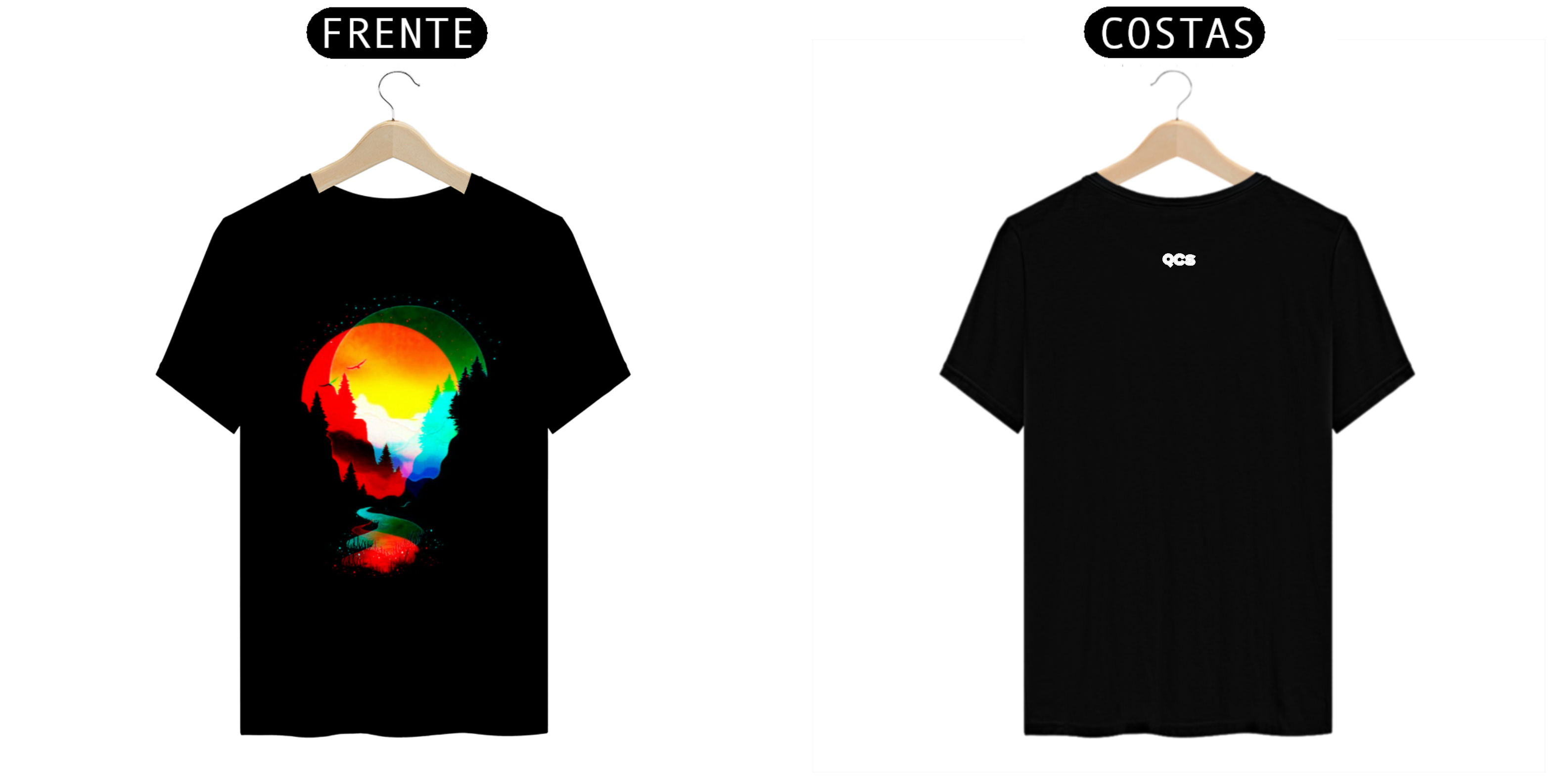 T-Shirt Nature Black