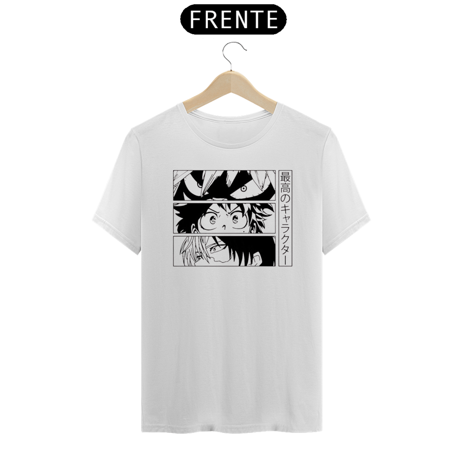 Nome do produto: T-SHIRT BOKU NO HERO(S-M-B)