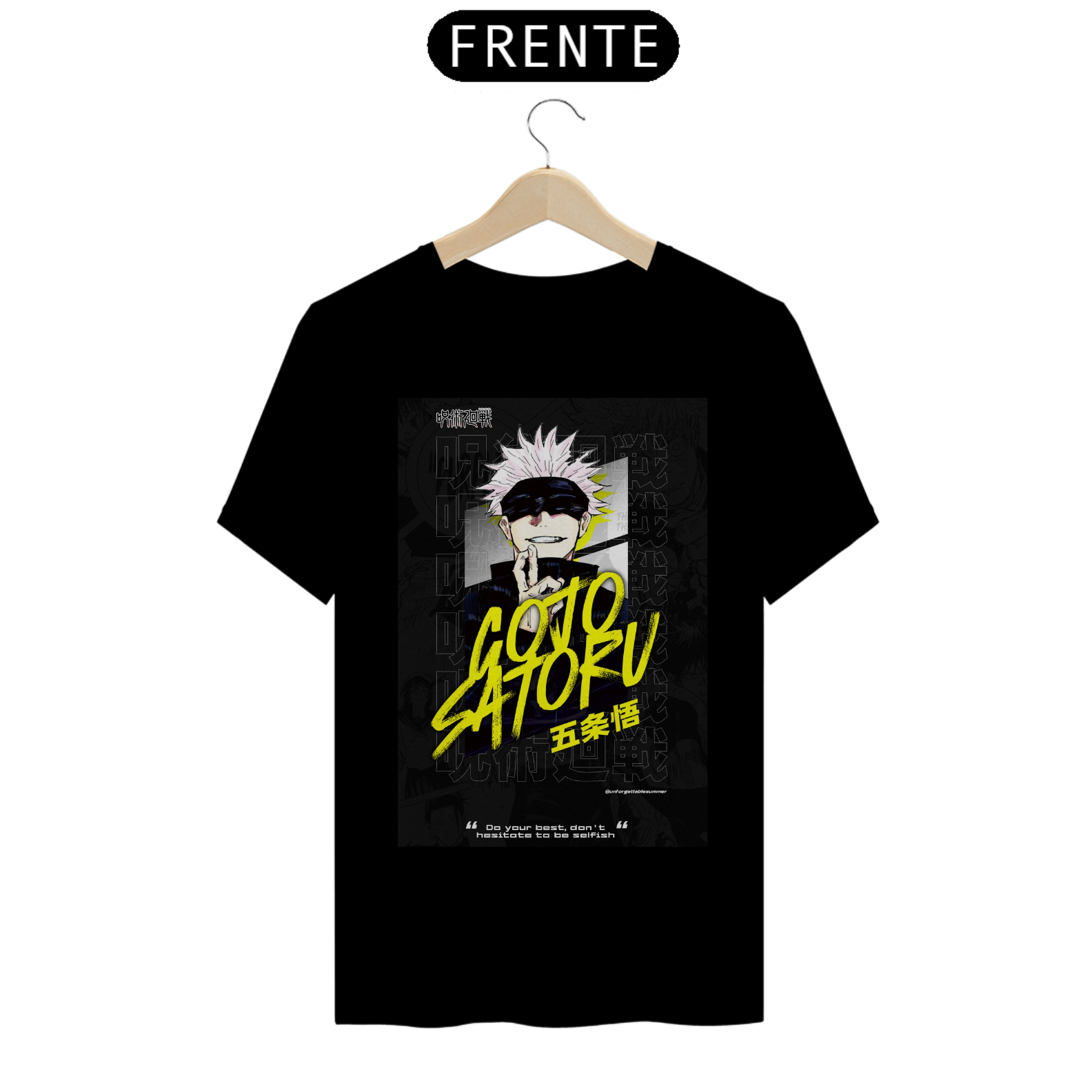 Nome do produto: T-shirt Satoru Gojo