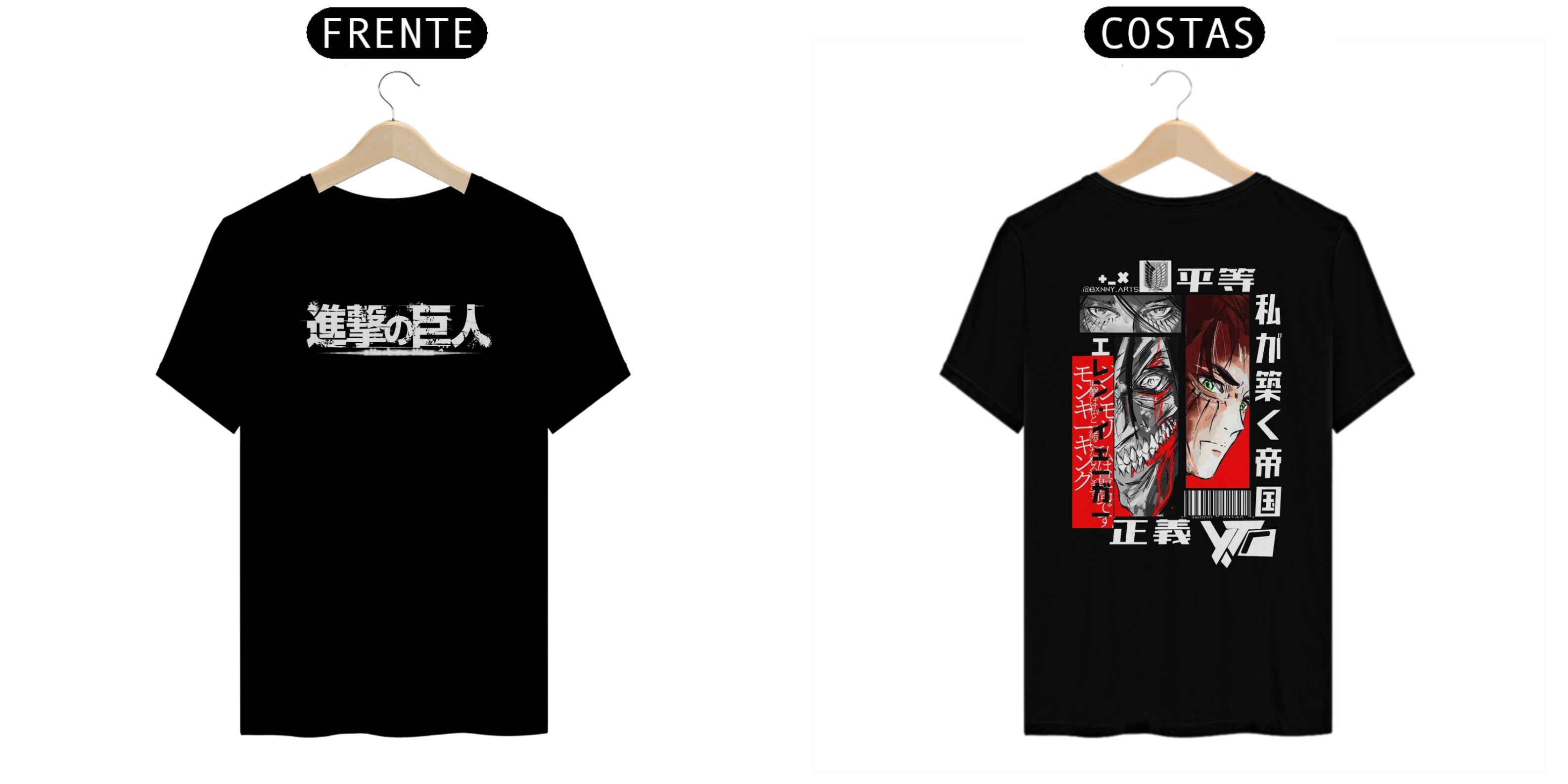 Nome do produto: T-SHIRT EREN YEAGGER 