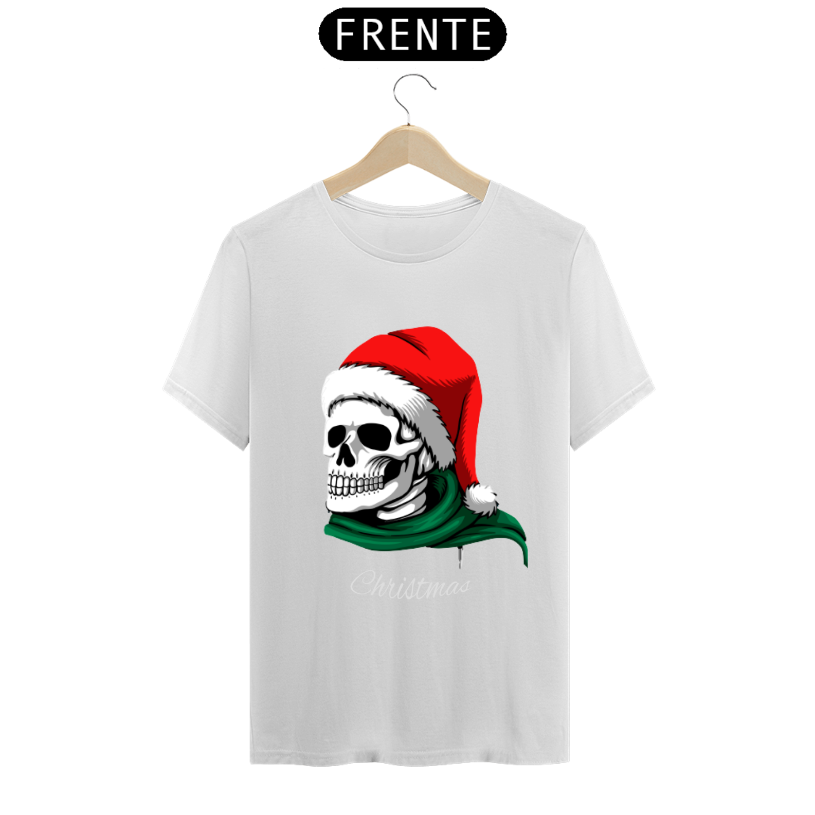 Nome do produto: Camiseta - Merry Christmas Caveira