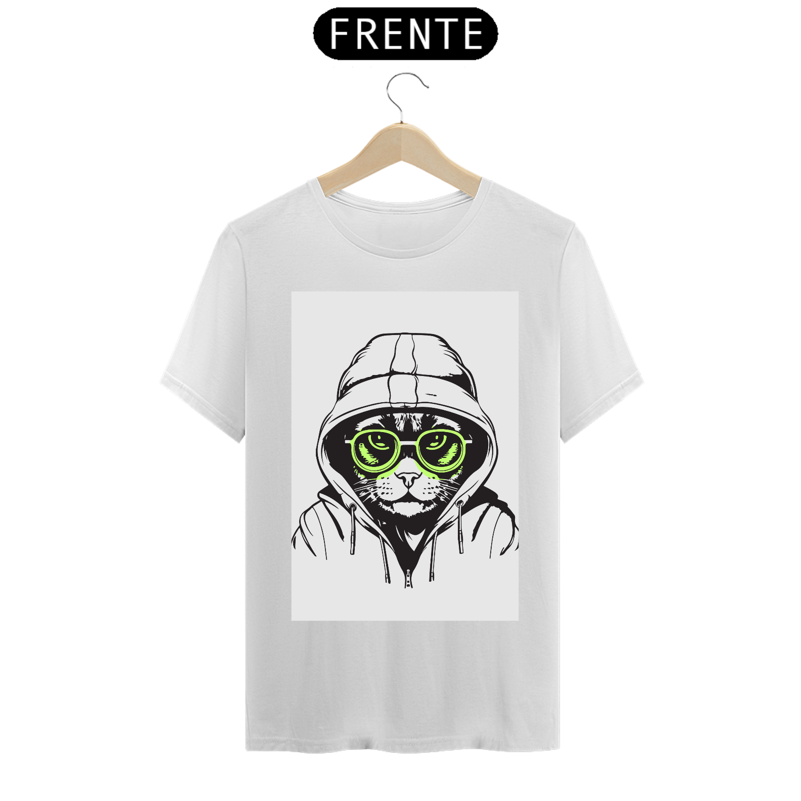 Nome do produto: Camiseta - Cat Hacker