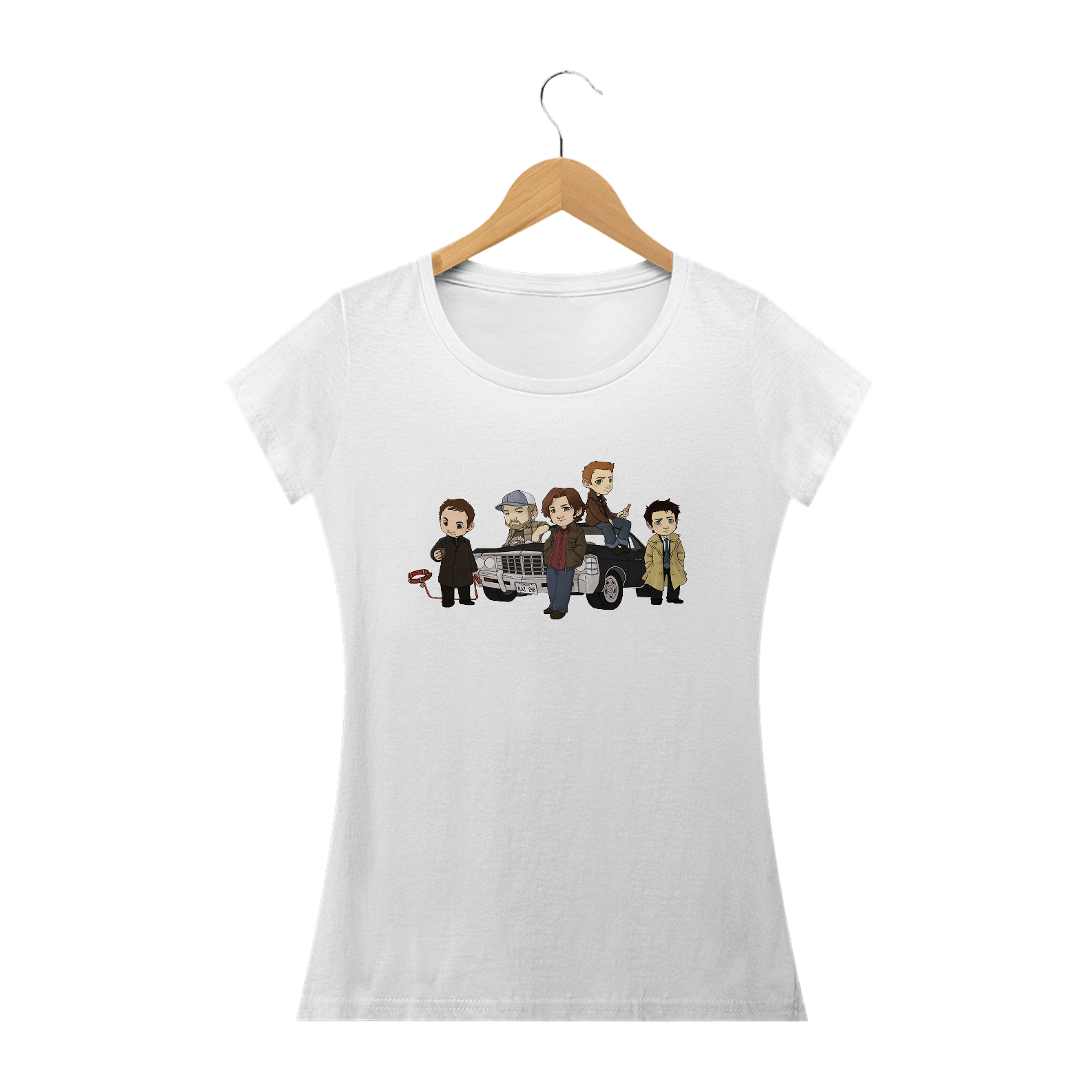 Nome do produto: Camiseta Feminina - Supernatural 