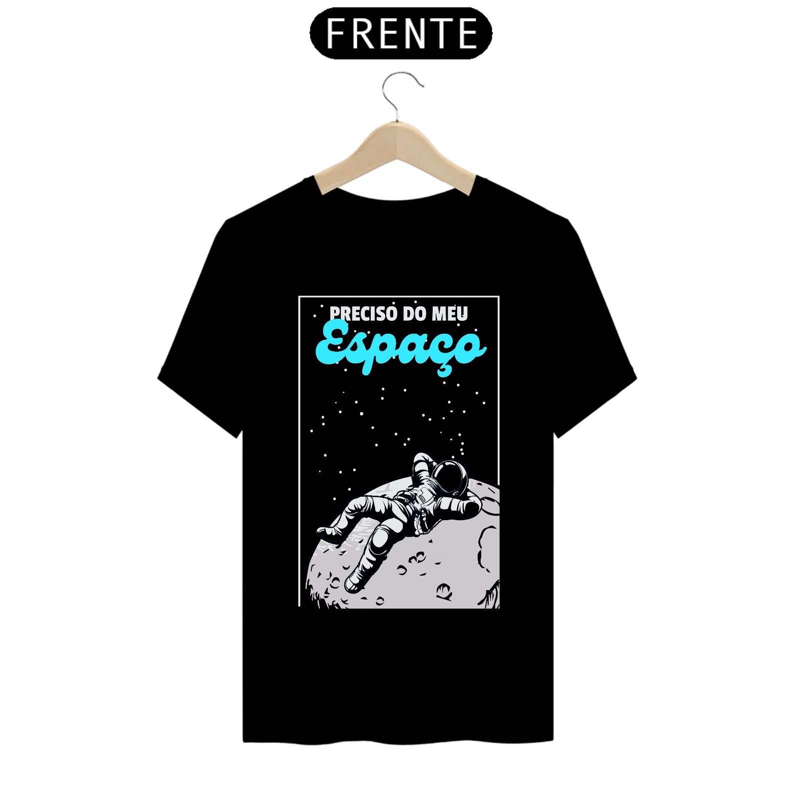 Nome do produto: Camiseta - Preciso do meu Espaço