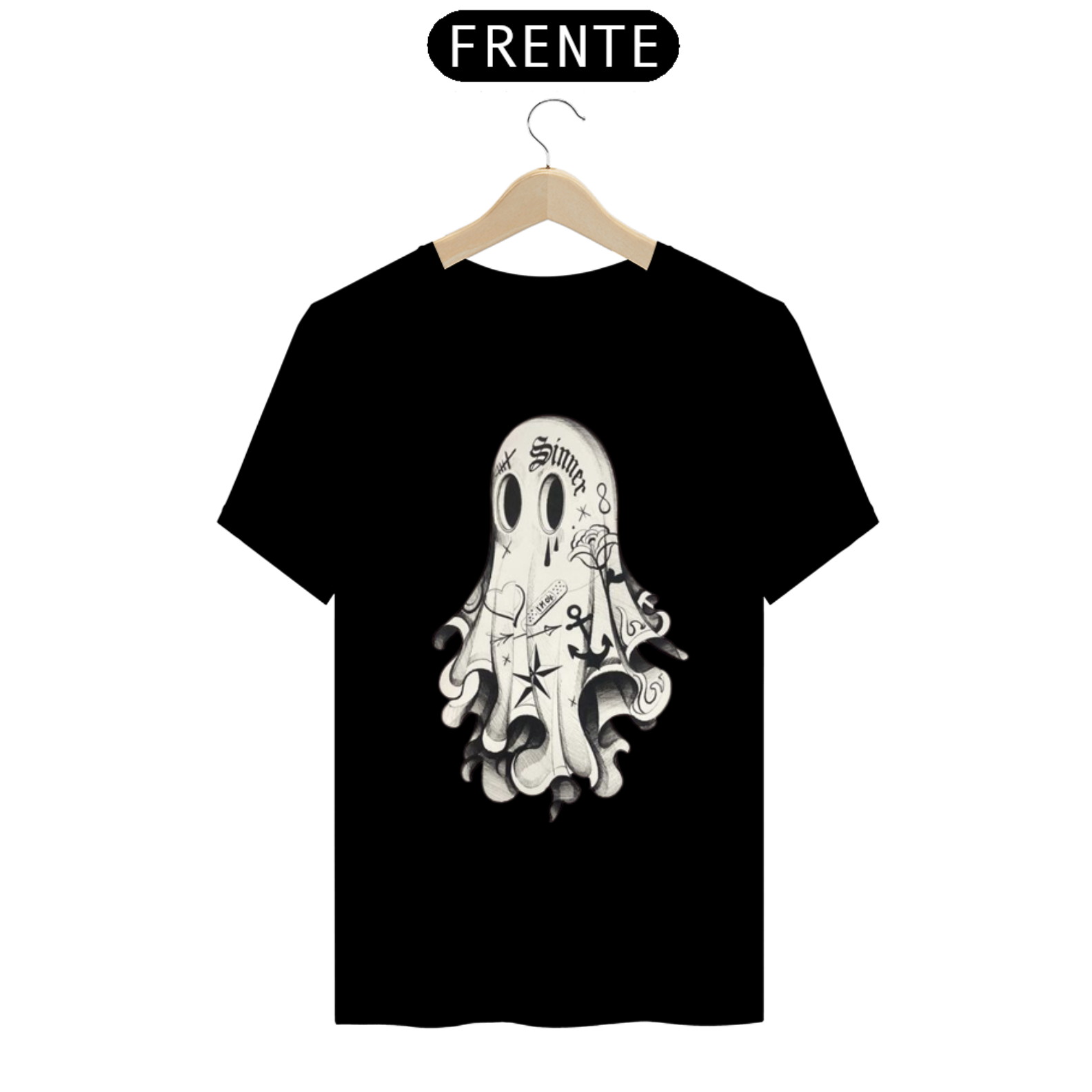 Nome do produto: Camiseta - Ghost tatto