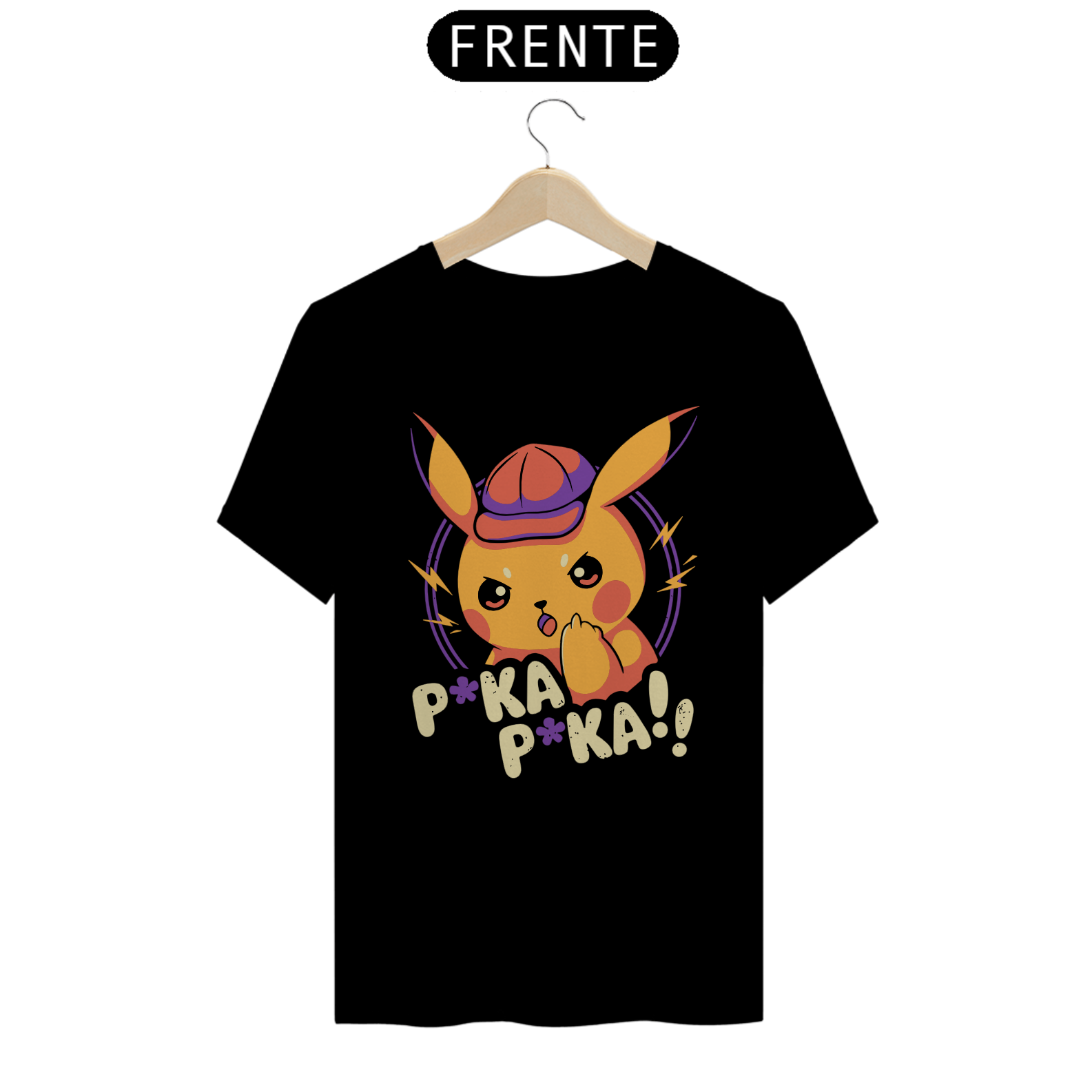 Nome do produto: Camiseta Pikachu ( Pika Pika )
