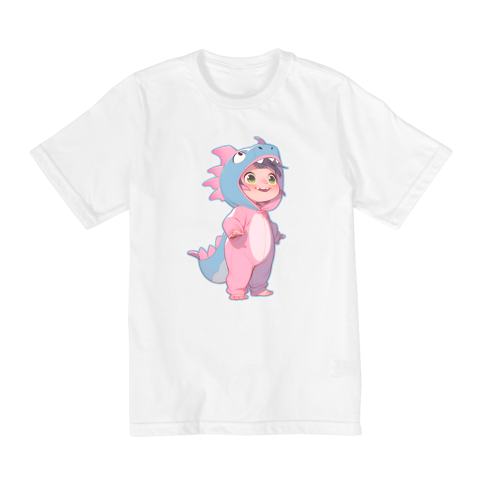 Nome do produto: MENINO DRAGÃO CAMISETA INFANTIL DE 2 A 8 ANOS