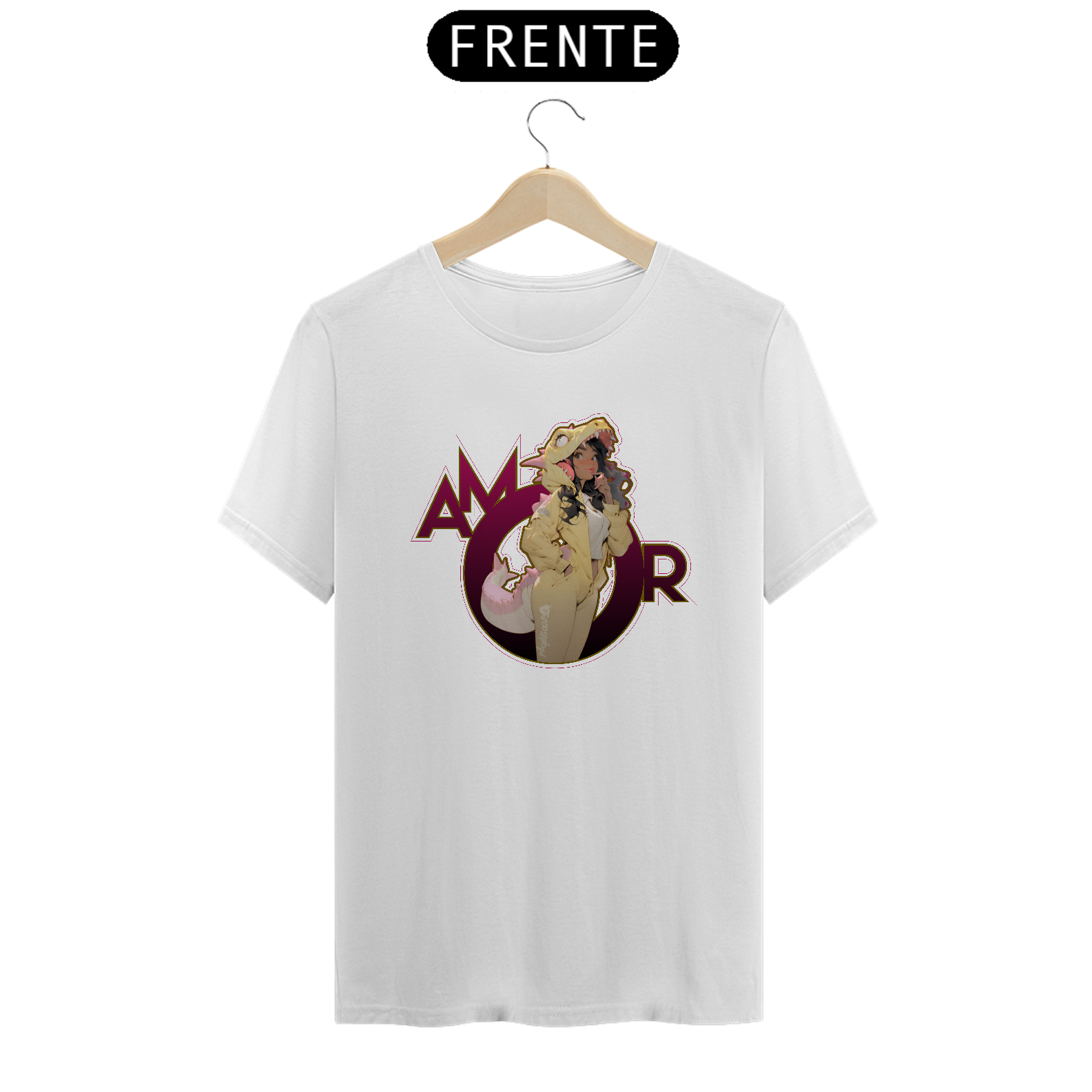 Nome do produto: PURO AMOR CAMISETA FEMININA T-SHIRT CLASSIC