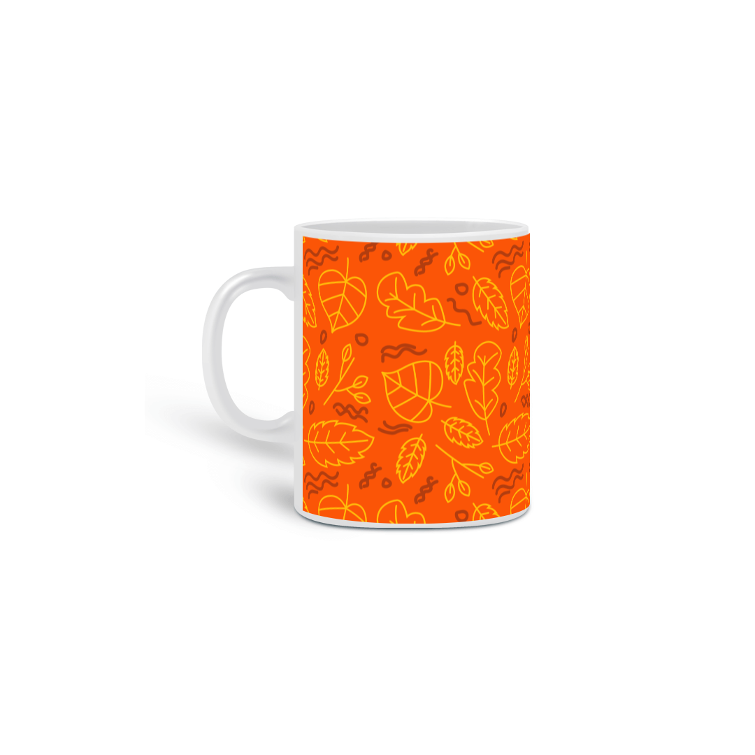 Nome do produto: FOLHAS LARANJAS PATTERNECA