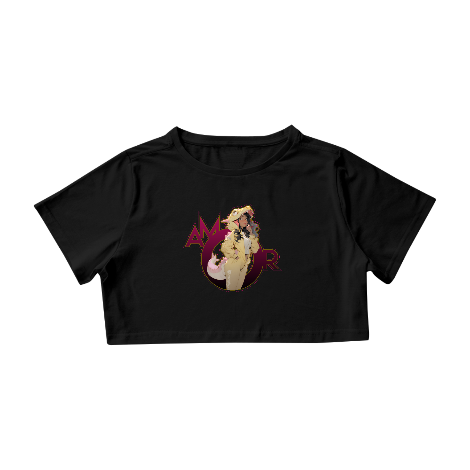 Nome do produto: AMOR - CROPPED - FEMININA