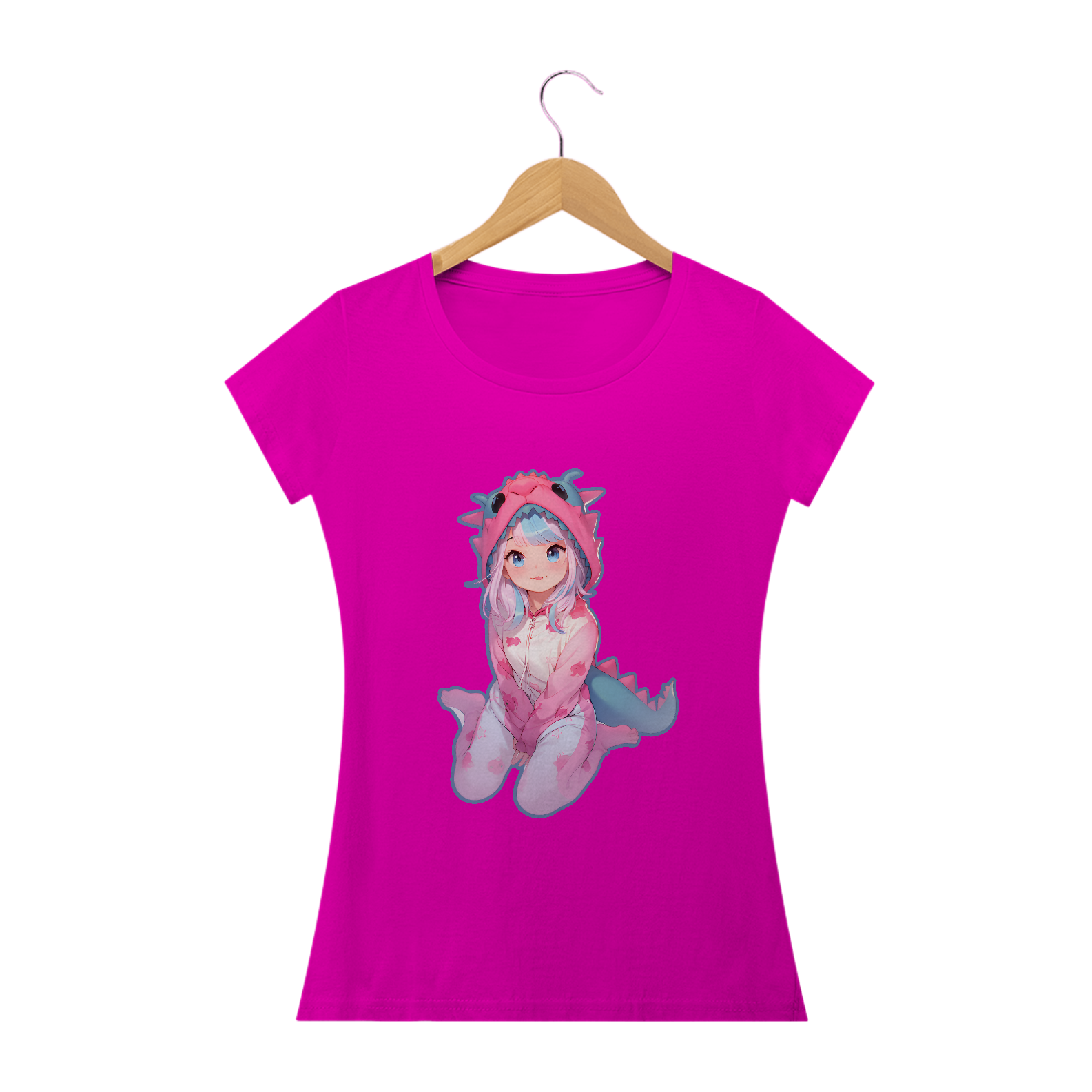 Nome do produto: PIJAMINHA ROSA BABY LONG FEMININA