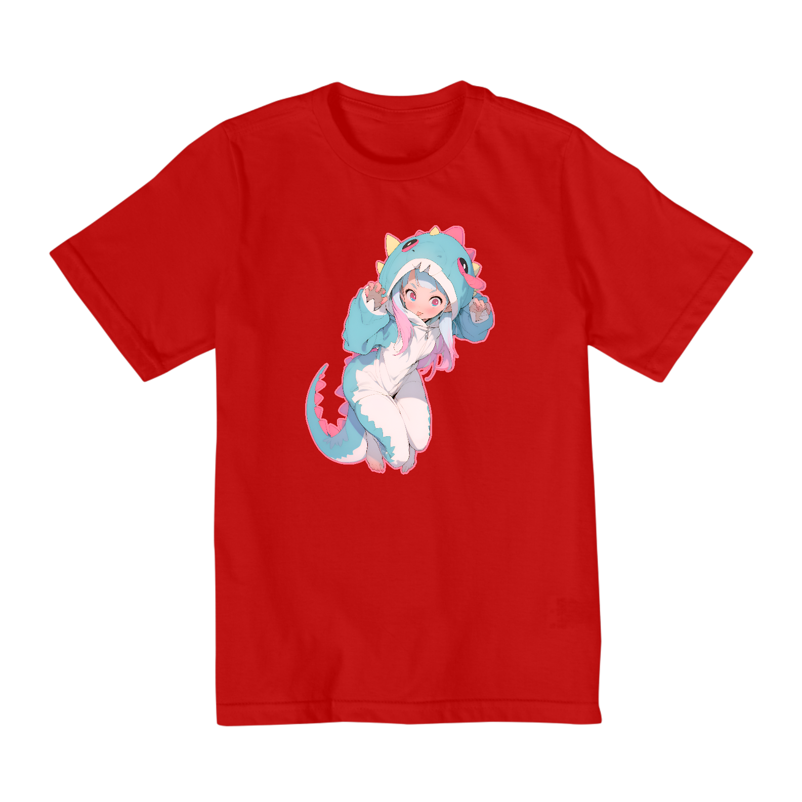 Nome do produto: OLHA A DRAGÃOZINHA CAMISETA INFANTIL DE 10 A 14 ANOS