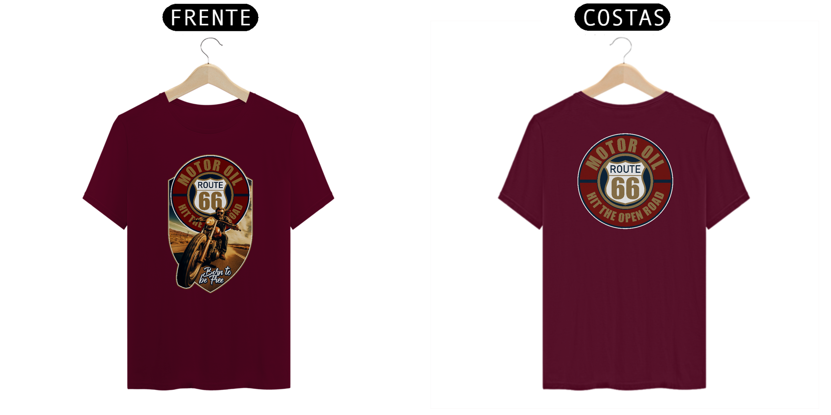 Nome do produto: ROUTE 66 T-SHIRT QUALITY