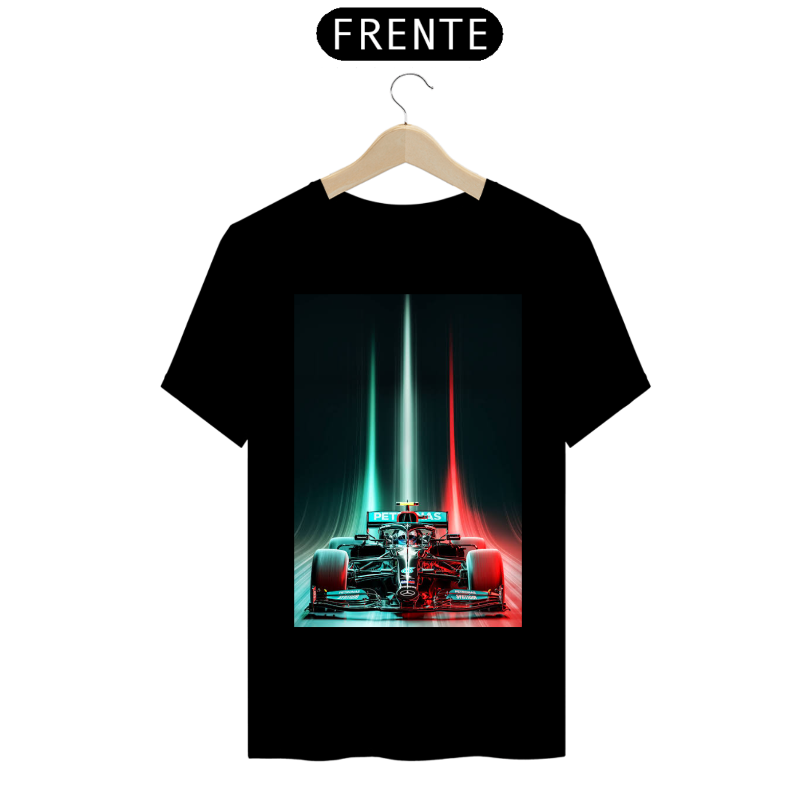 Nome do produto: Camiseta do carro da Mercedes W12