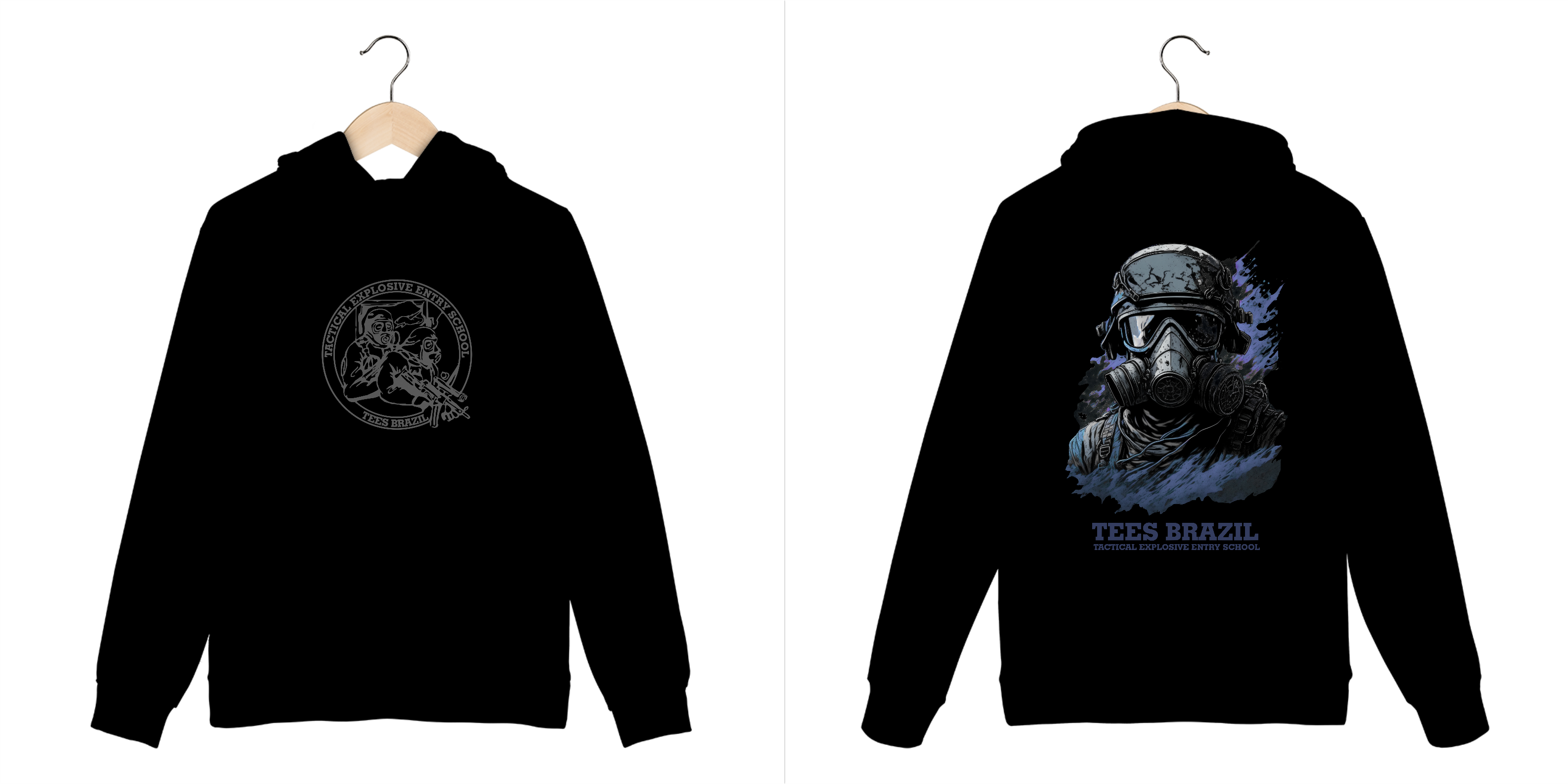 Moletom Canguru Operacional TEES (frente/verso