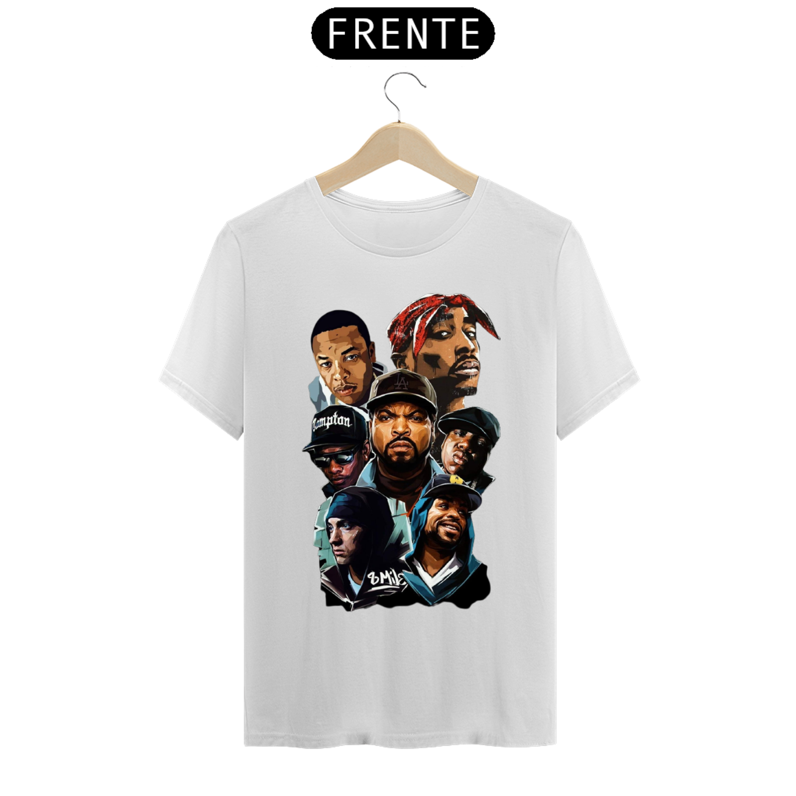 Nome do produto: T-SHIRT CL RAPPERS2K