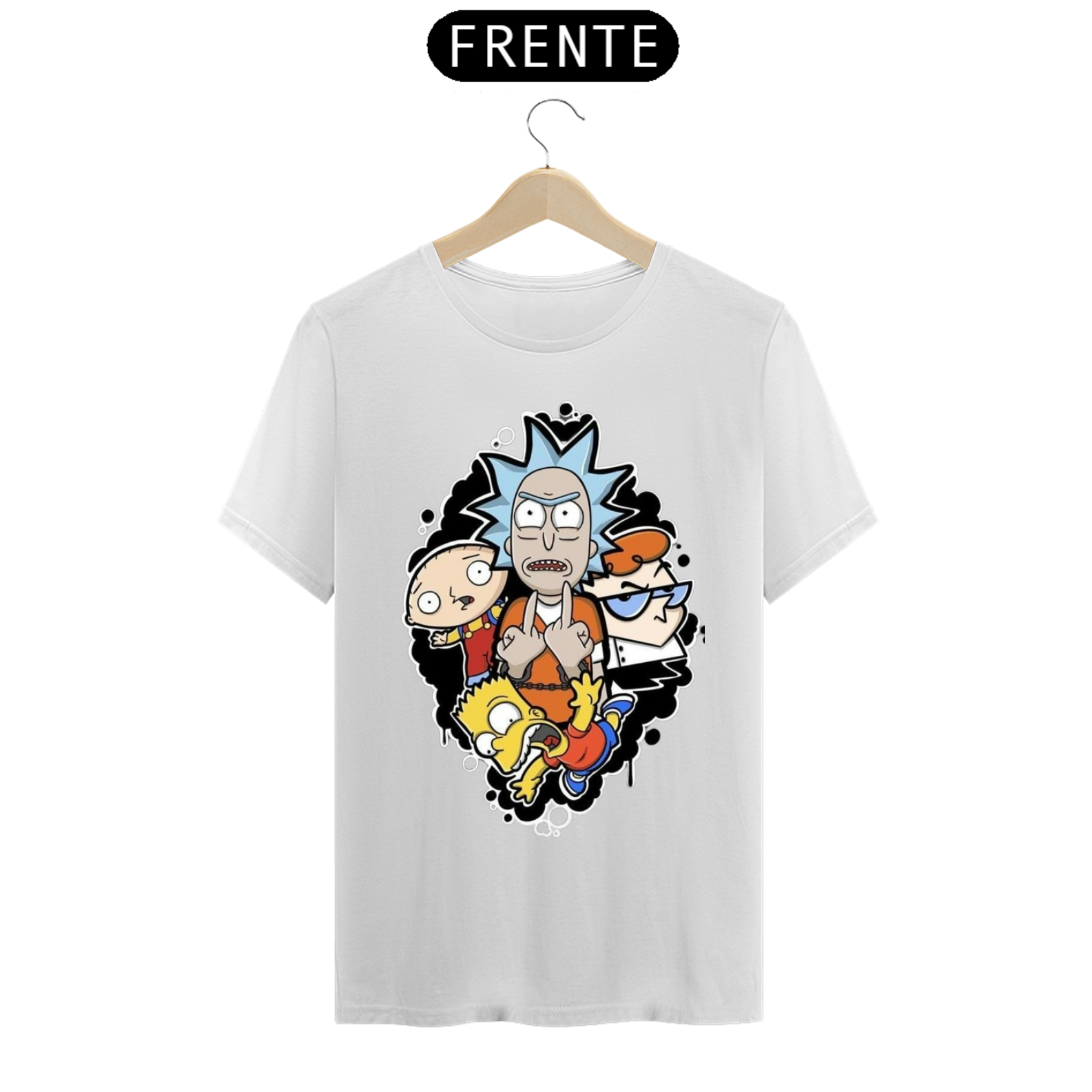 Nome do produto: T-SHIRT CLASSIC CARTOON