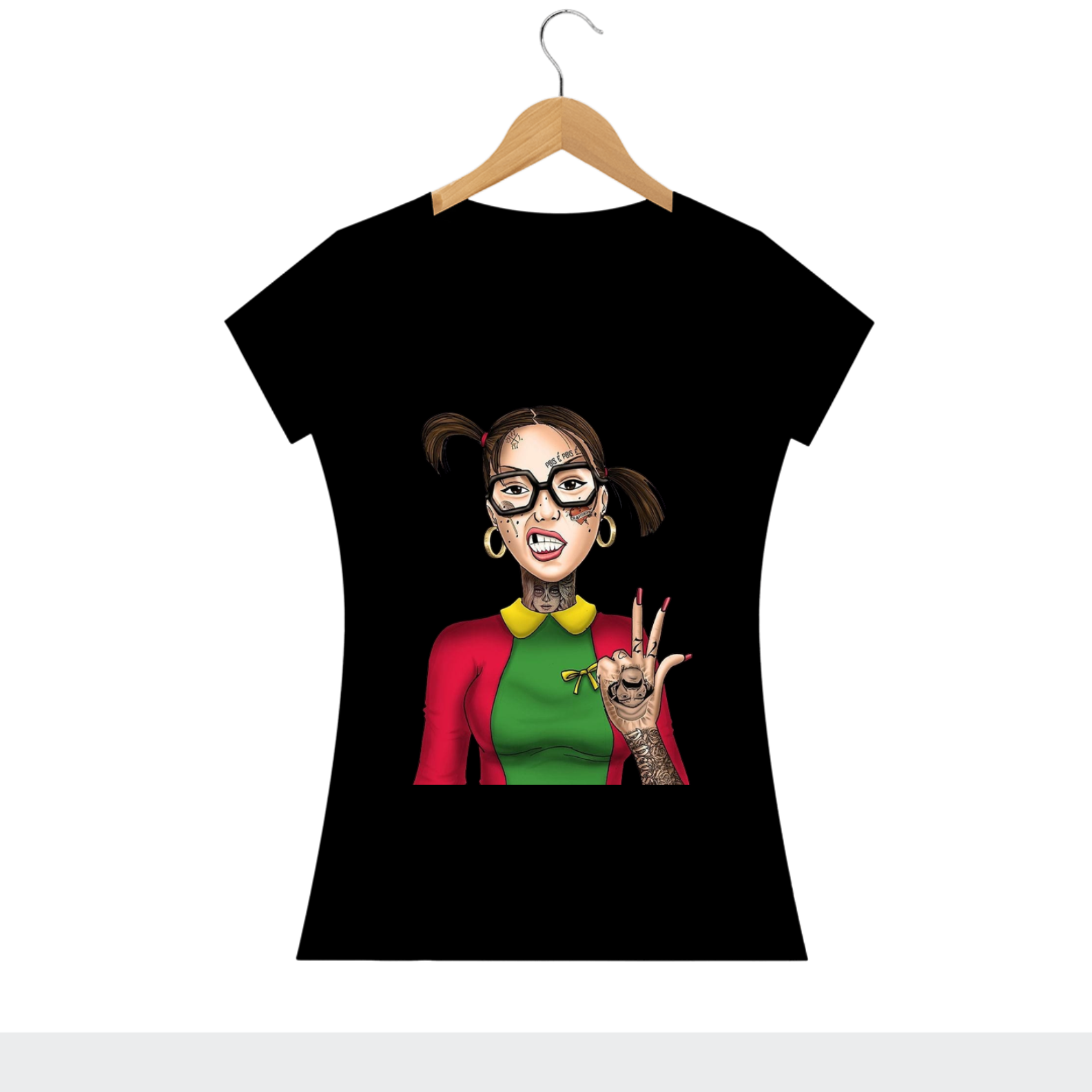 Nome do produto: BABY LONG PREMIUM CHIQUINHA TATUADA