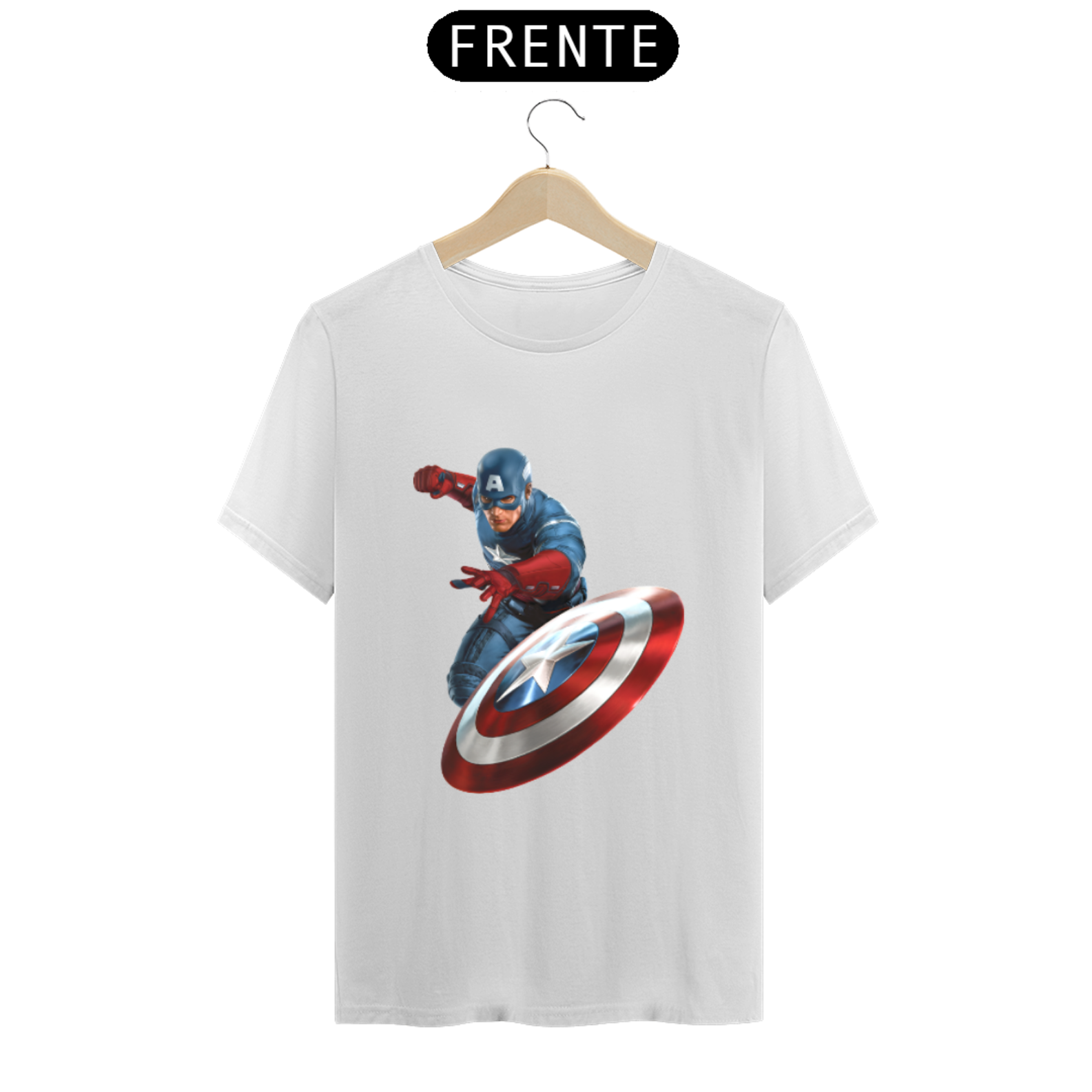 Nome do produto: Camiseta Capitão América