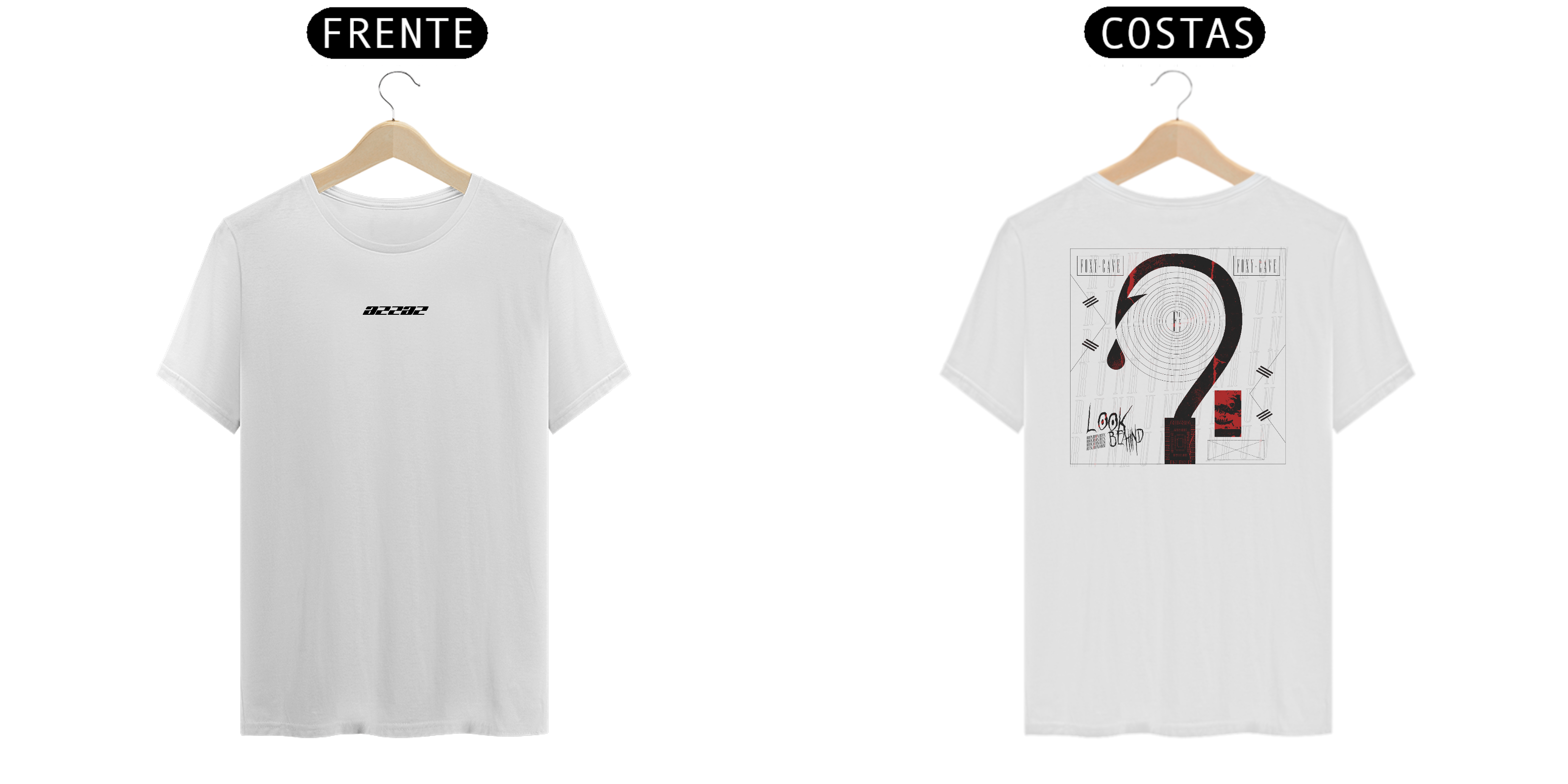 Nome do produto: Camiseta | Foxy - \'\' LOOK BEHIND\'\'