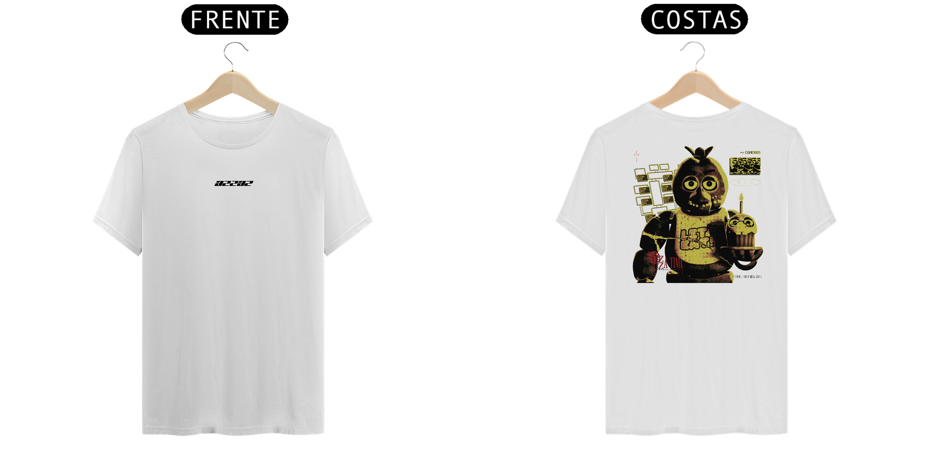 Nome do produto: Camiseta | Chica - \'\' PIZZA TIME!\'\'