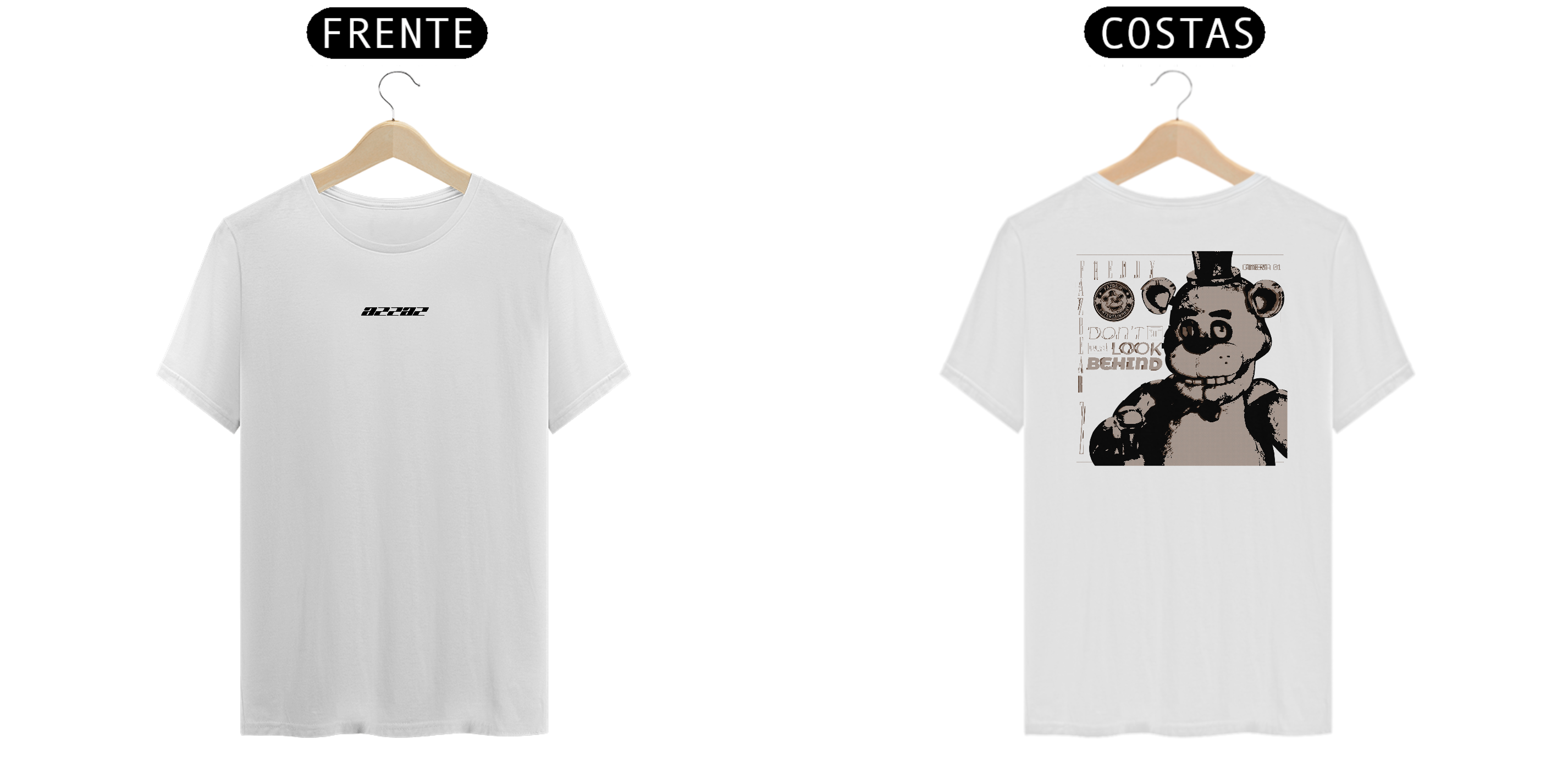 Nome do produto: Camiseta | Freddy - \'\' DON\'T LOOK BEHIND\'\'