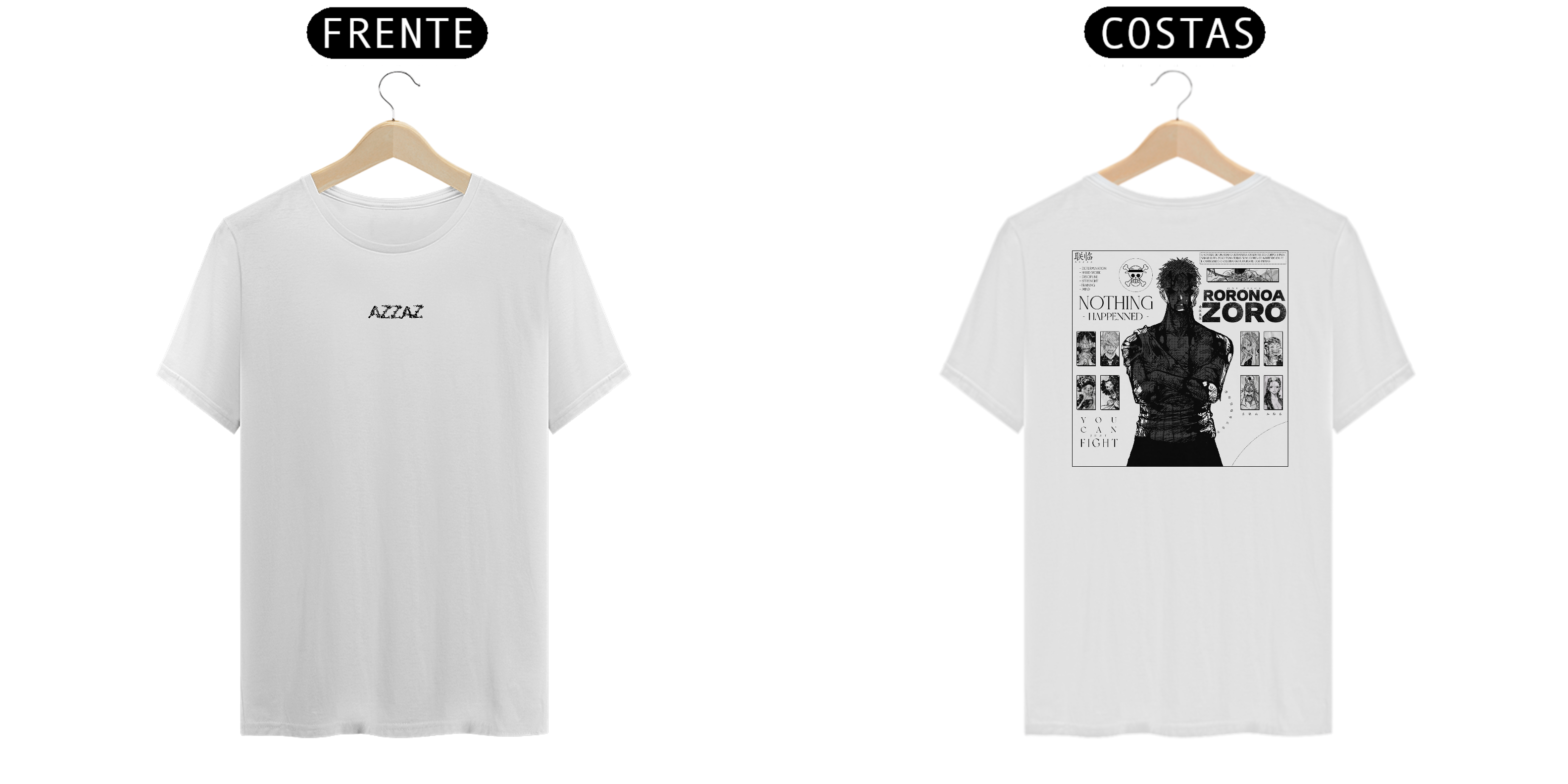 Nome do produto: Camiseta | Zoro - \'\' POR NÓS\'\'