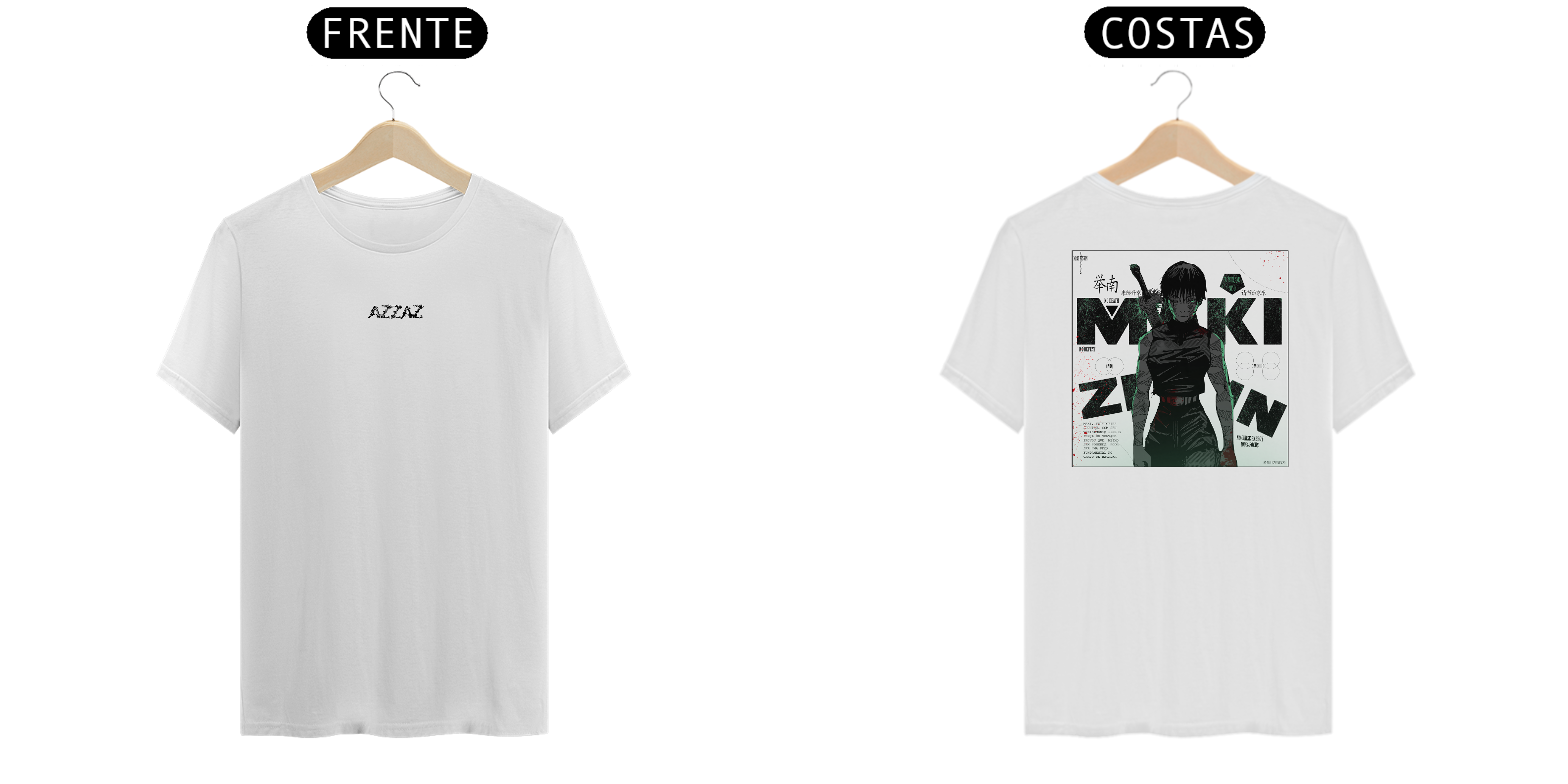 Nome do produto: Camiseta | Maki Zenin - \'\' OBSTINADA\'\' 