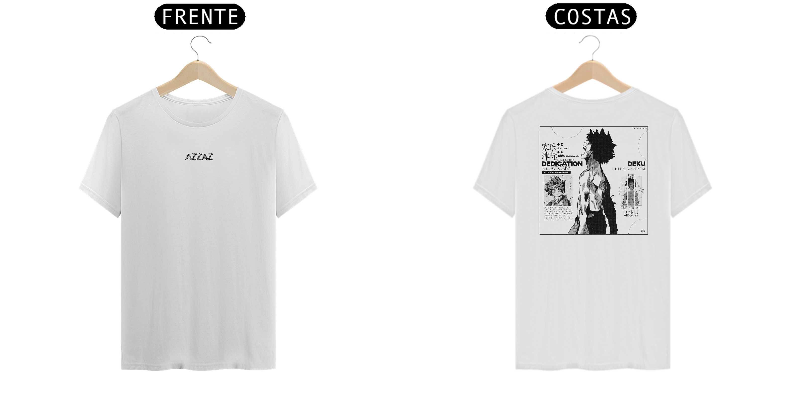 Nome do produto: Camiseta | Midoriya - \'\' UM POR TODOS\'\'